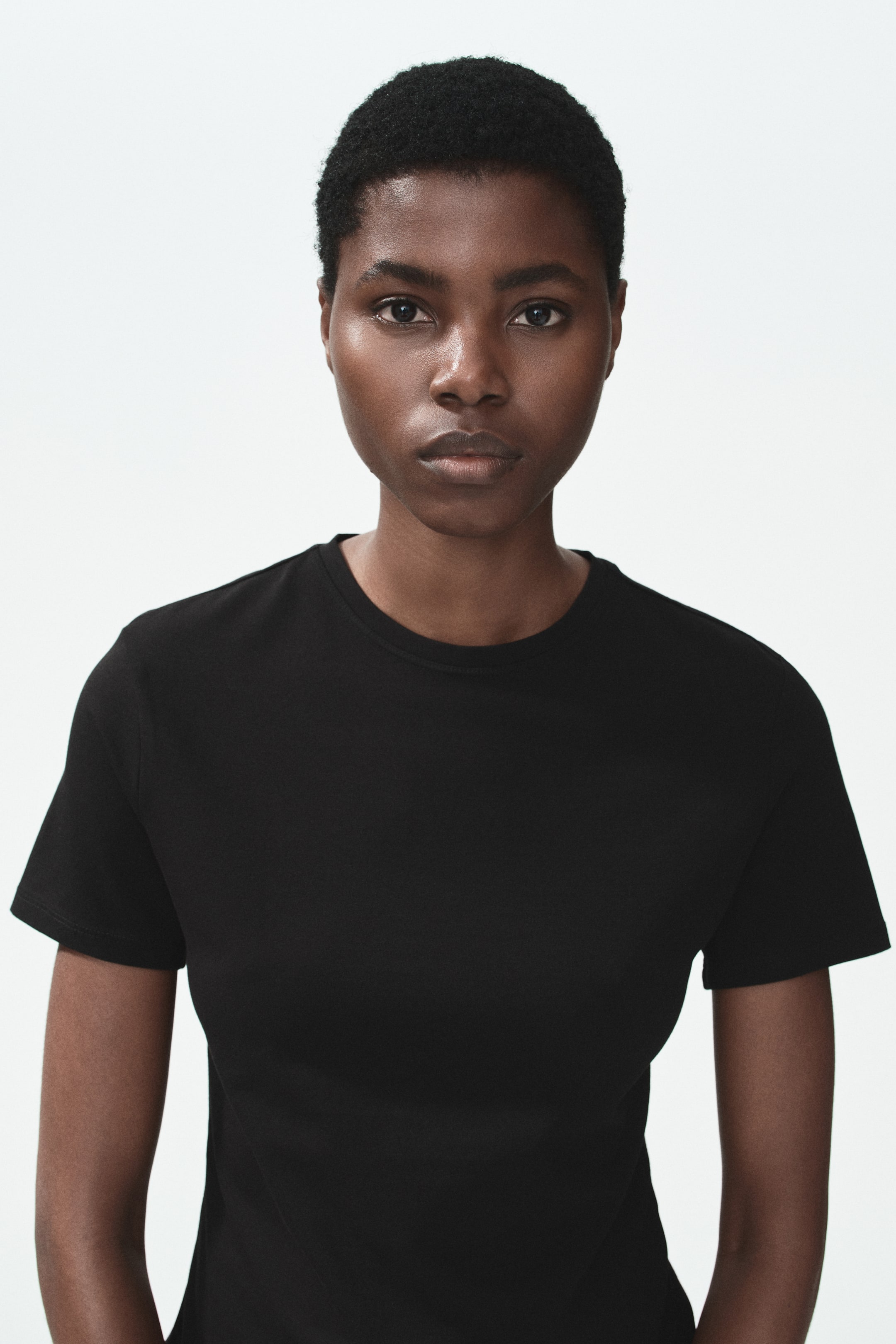 Fitted Cotton-Blend T-Shirt