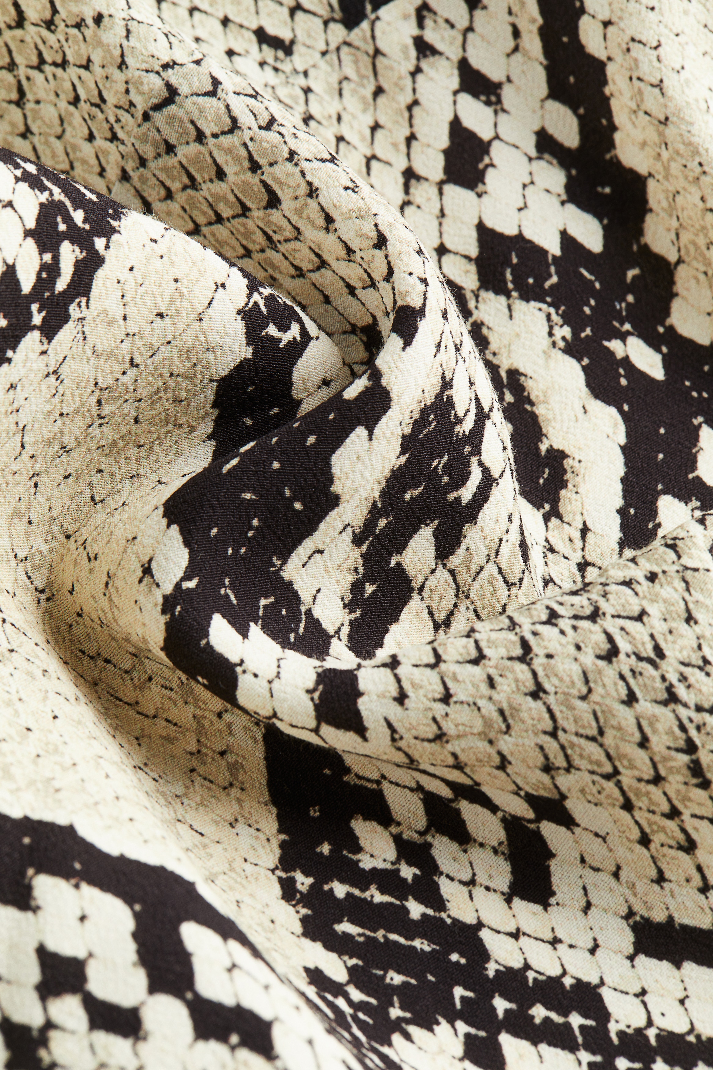 Patterned viscose dress