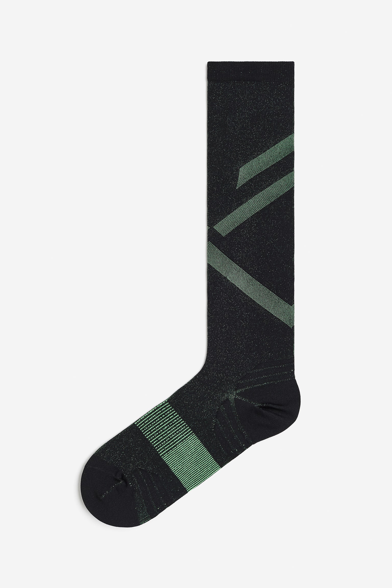 DryMove™ Sports Socks - Black/Green/Beige/Black - 1