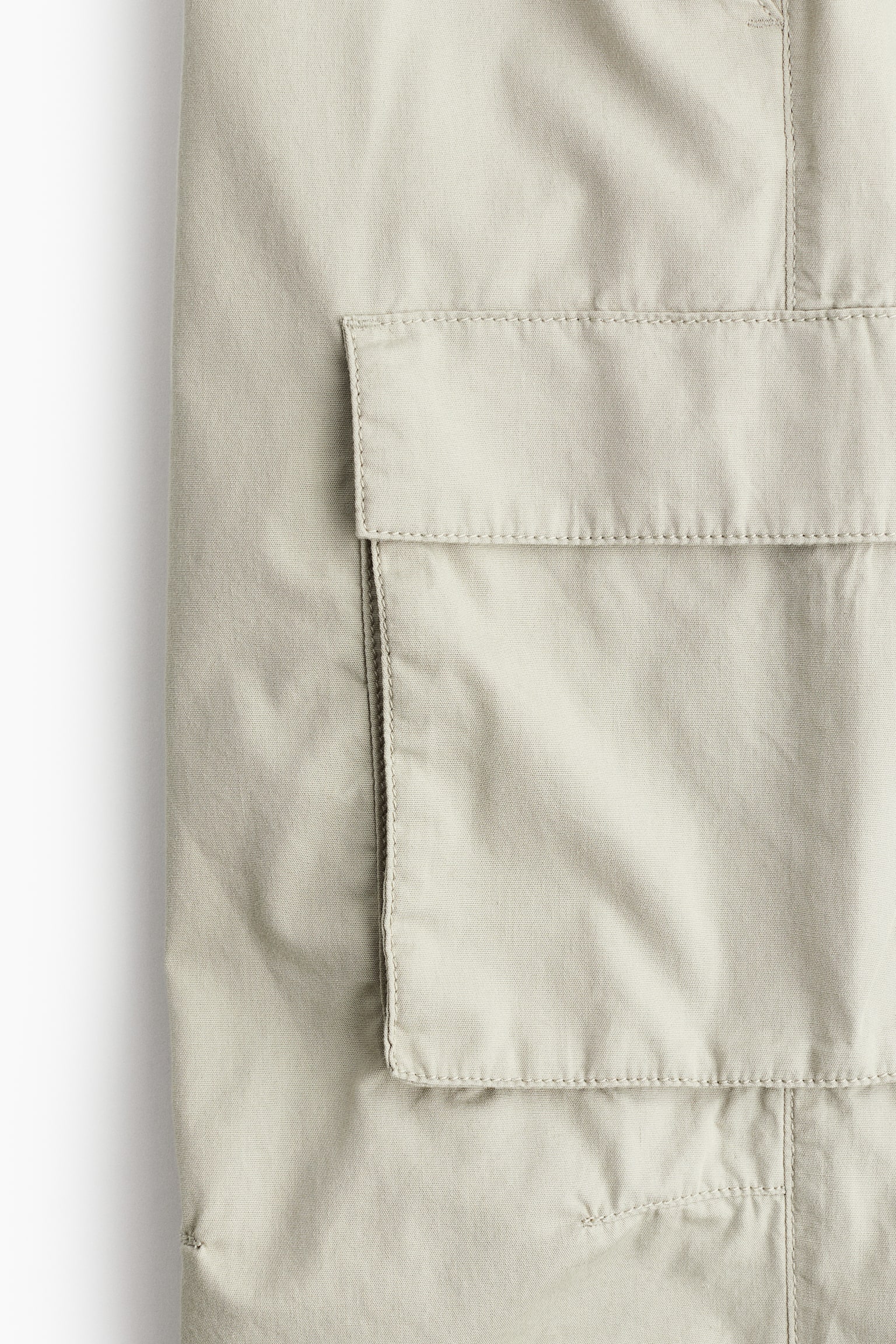 Canvas cargo trousers - Light dusty green/Dark khaki green/Black/Light beige/Light grey/Dark grey - 4