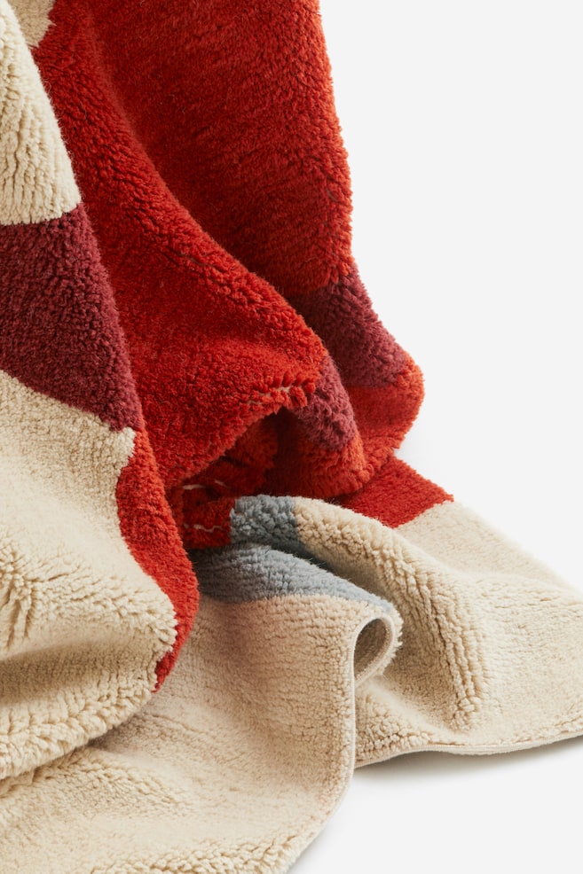 Wool-blend rug - Dark red/Patterned/Beige/Patterned - 2