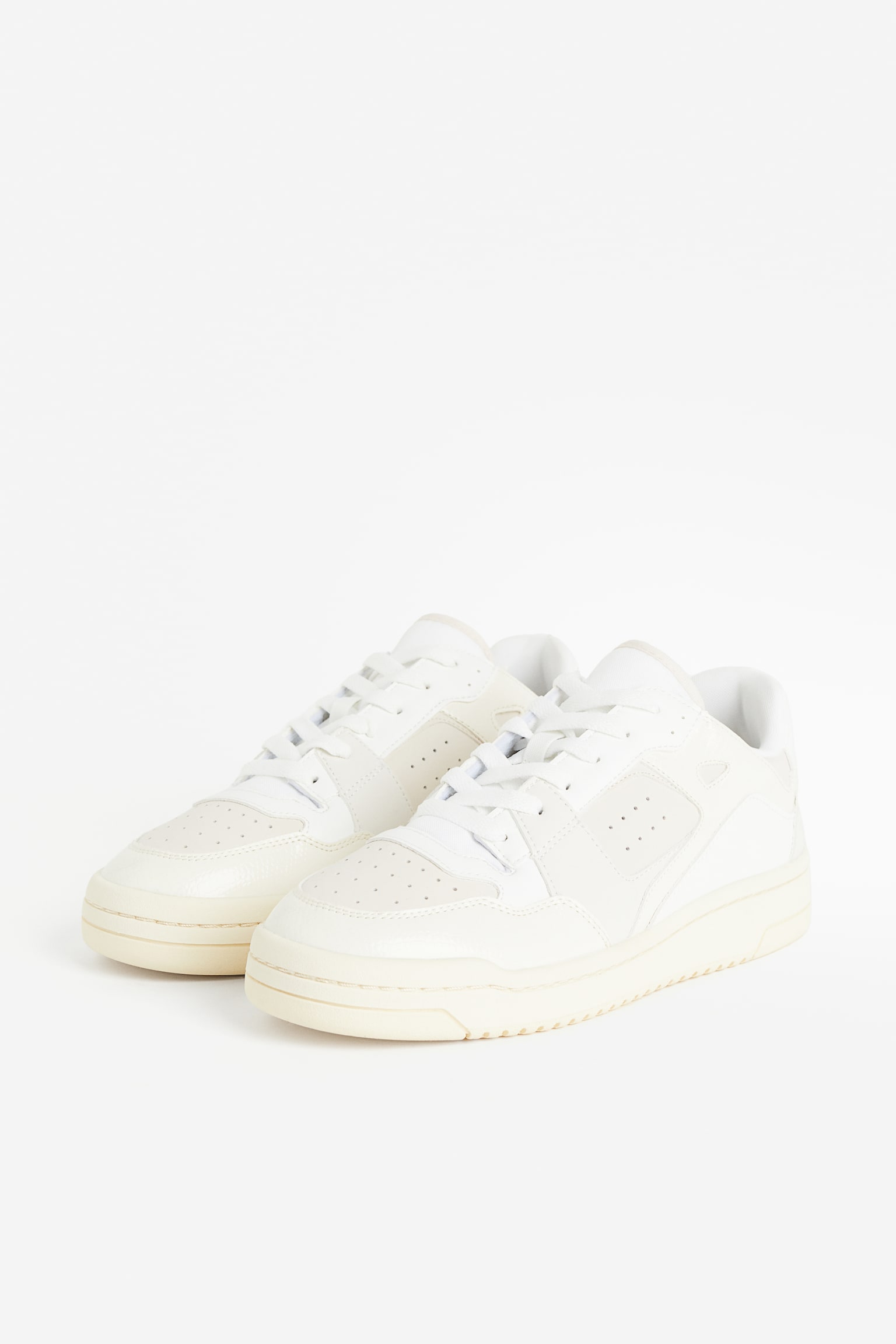 Sneakers - White/White/Light beige - 4