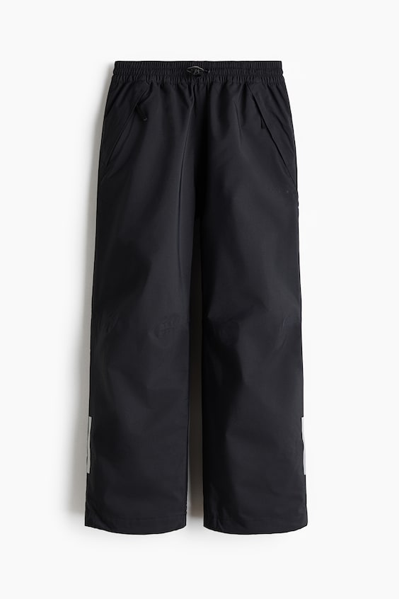 Детские брюки H&M Move Regular-Fit Rain with StormMove™, цвет: Чёрный