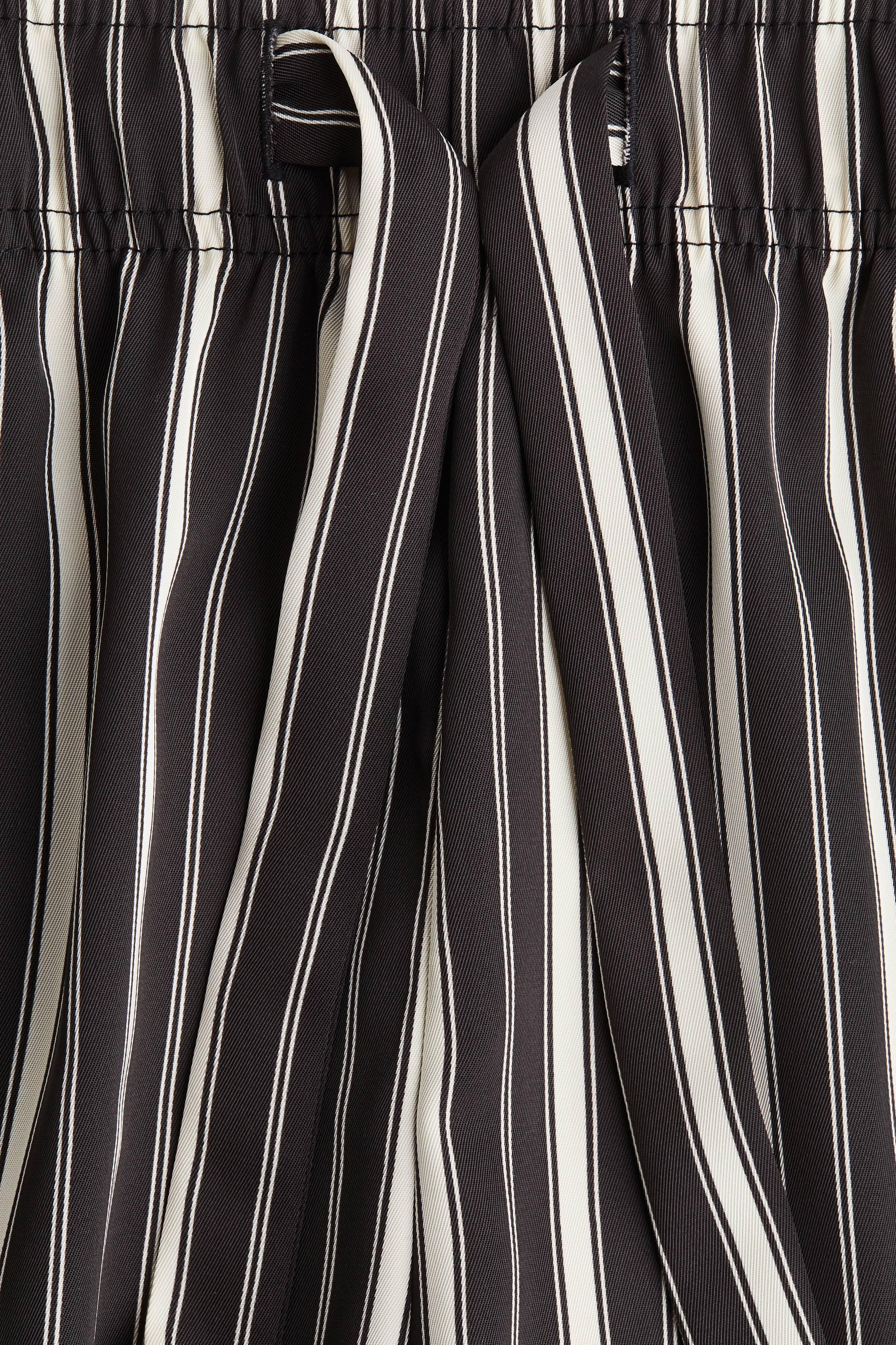 Drawstring twill trousers