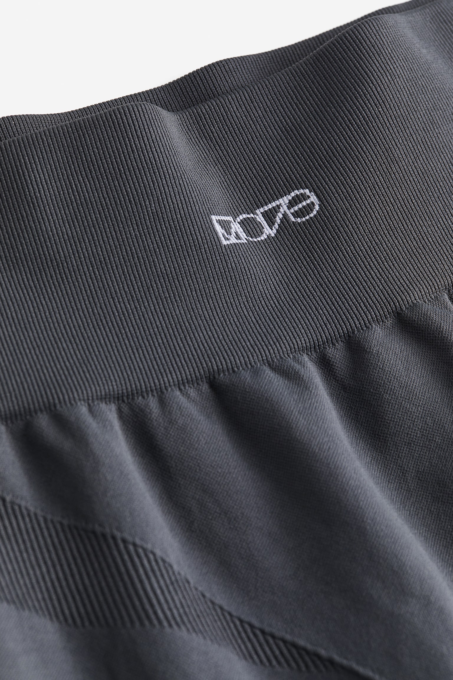 Seamless Sports leggings in DryMove™ - Dark grey - 7