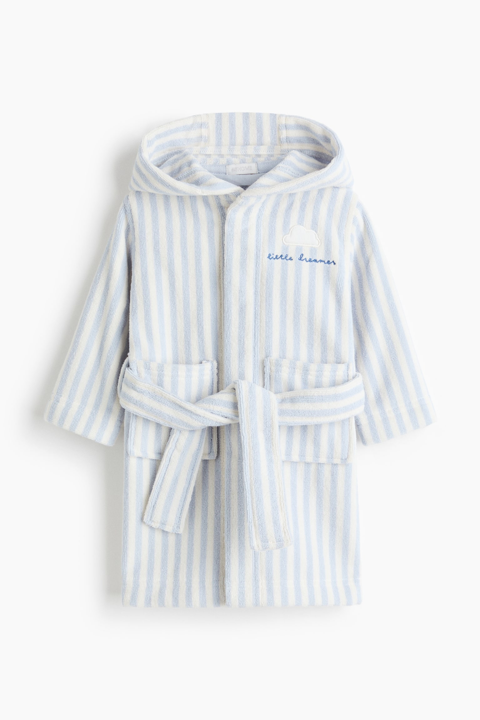 Morgonrock för baby med broderi - Ljusblå/Moln/Ljusrosa/Körsbär - 1