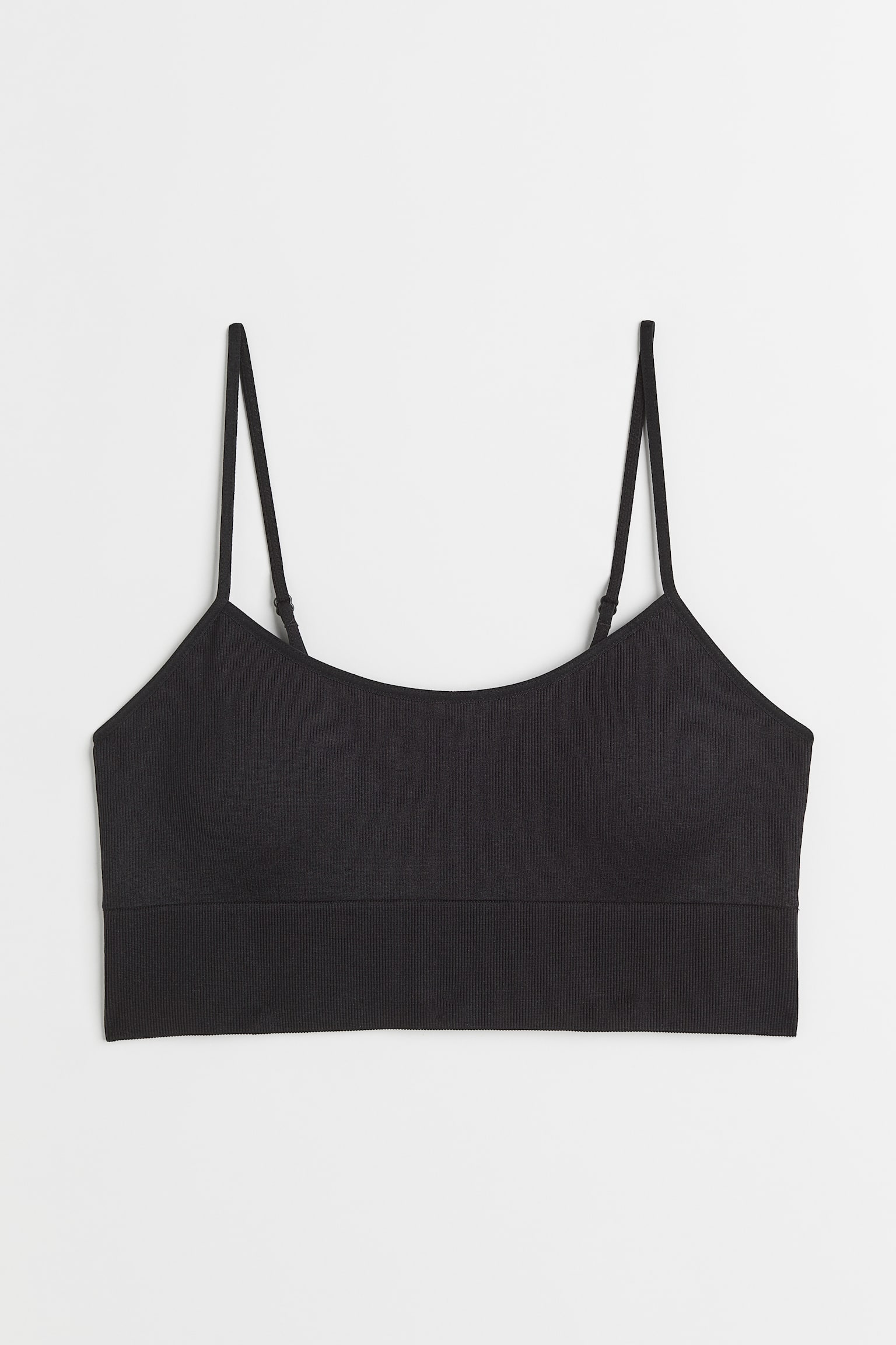 Seamless Bralette - Black/White - 1