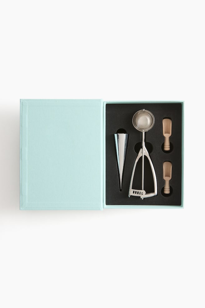 Kit d'ustensiles à glace 5 pièces - Turquoise clair/Ice Cream - 1