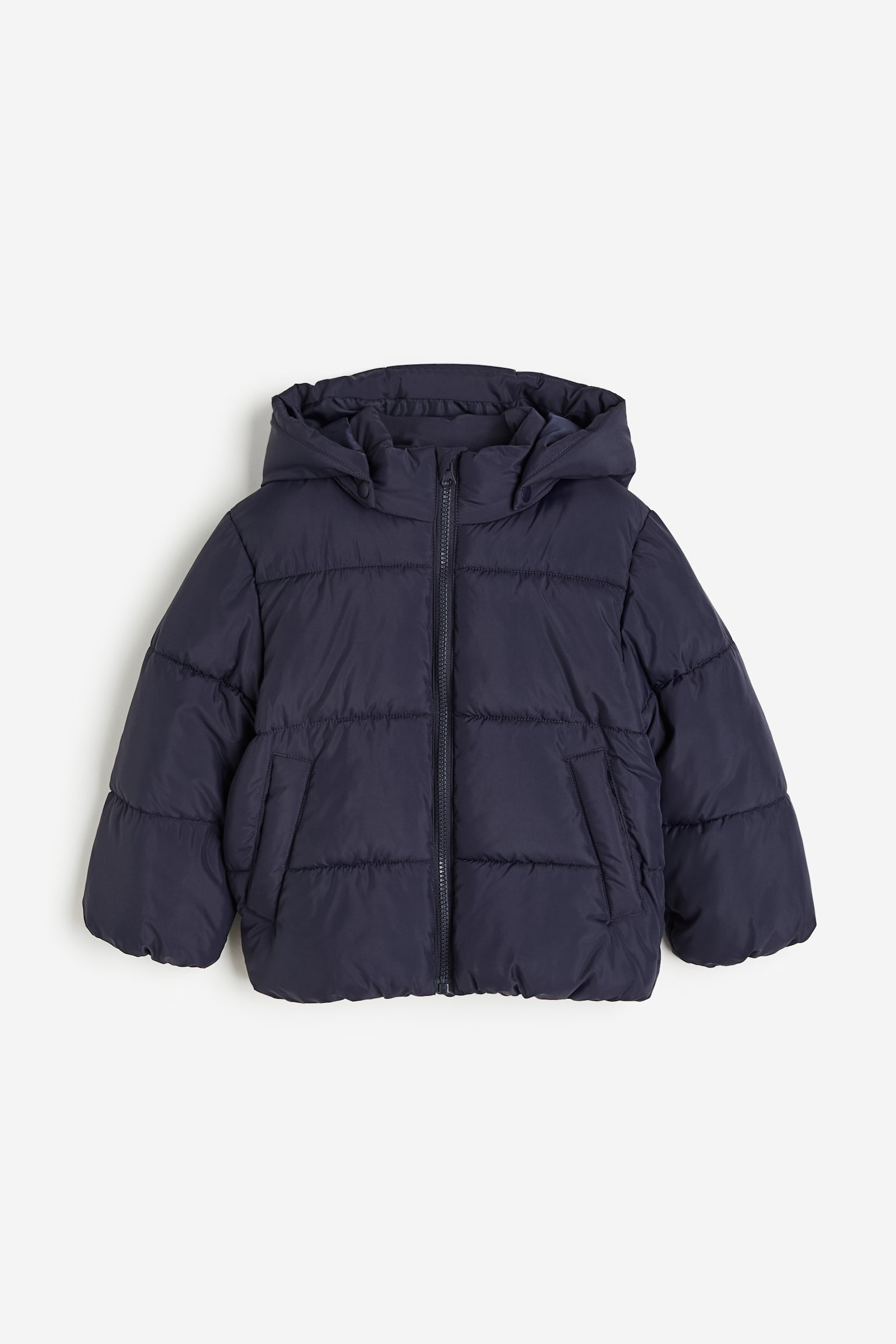 Water Repellent Puffer Jacket - Navy blue/Black/Dark sage green - 1