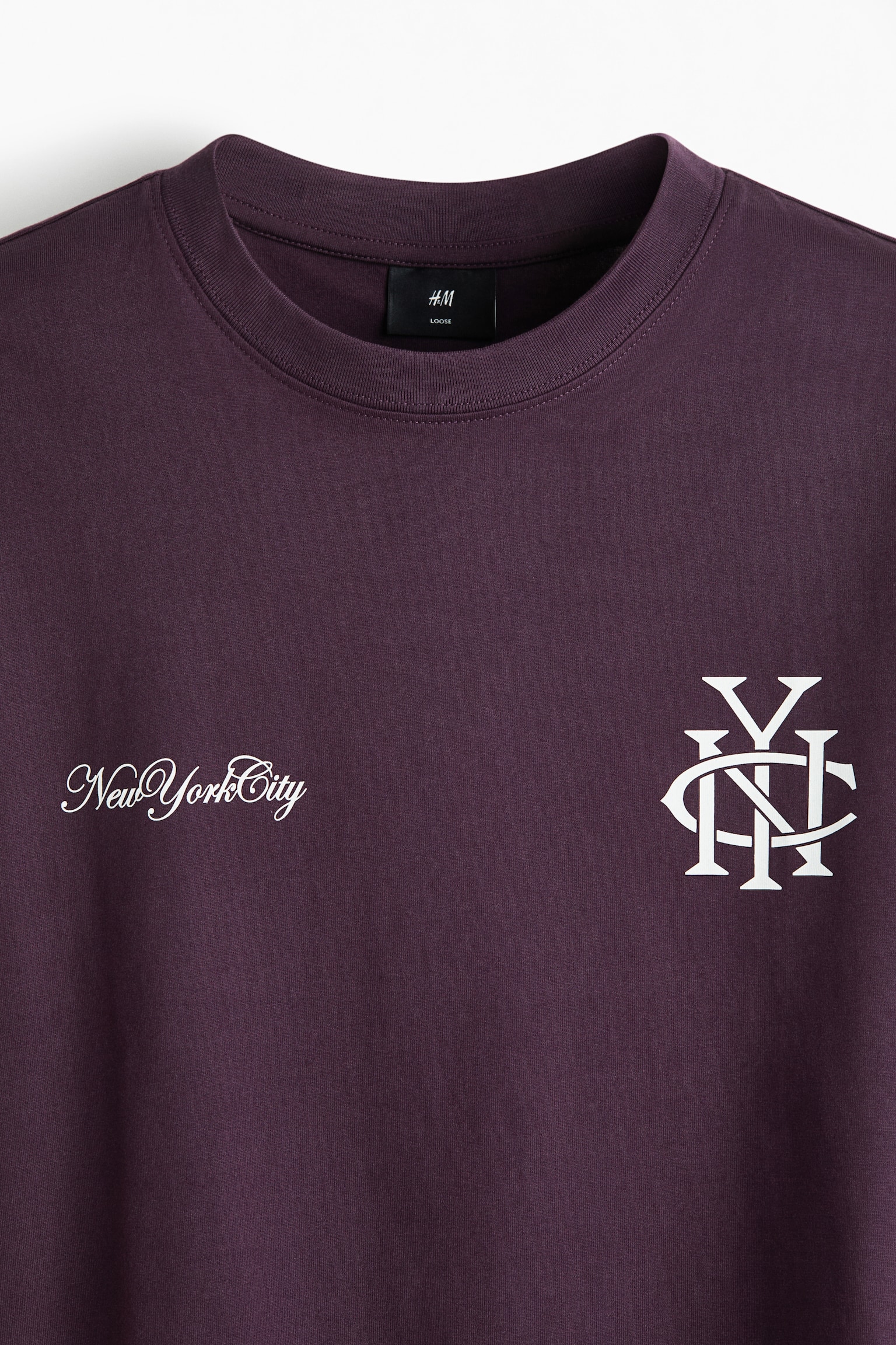 Loose-Fit Printed T-Shirt - Purple/NYC/White/SoHo/White/New York City/Light gray melange/Newport/Black/Golden Sunset/Dark blue/New York City/White/SoHo/Dark teal/SoHo NYC - 6