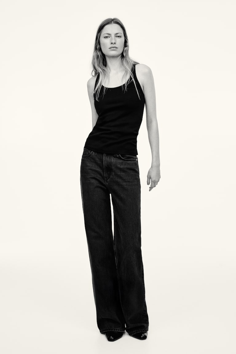 Wide High Waist Jeans