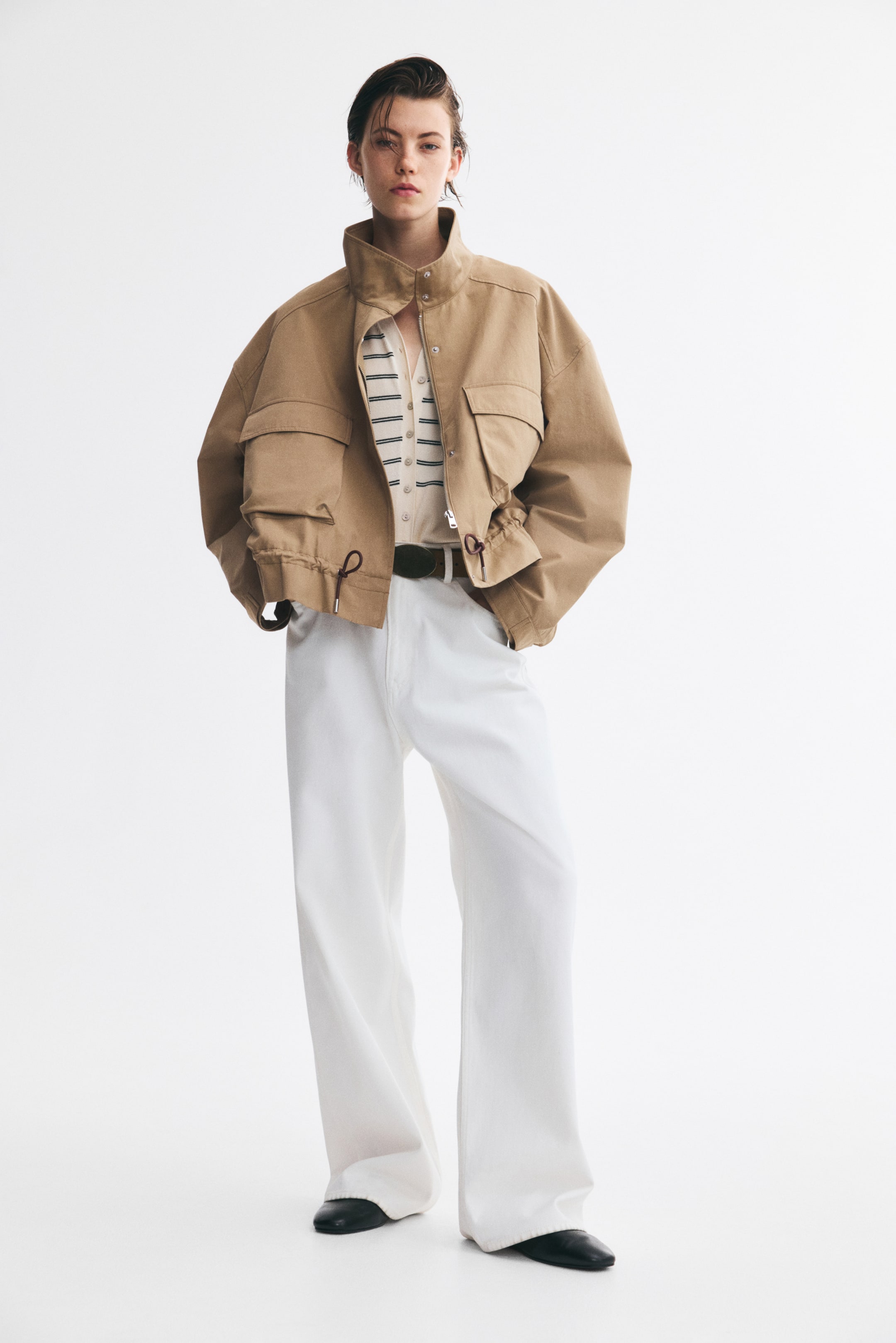 Женские куртки H&M Oversized Utility Jacket — фото 5