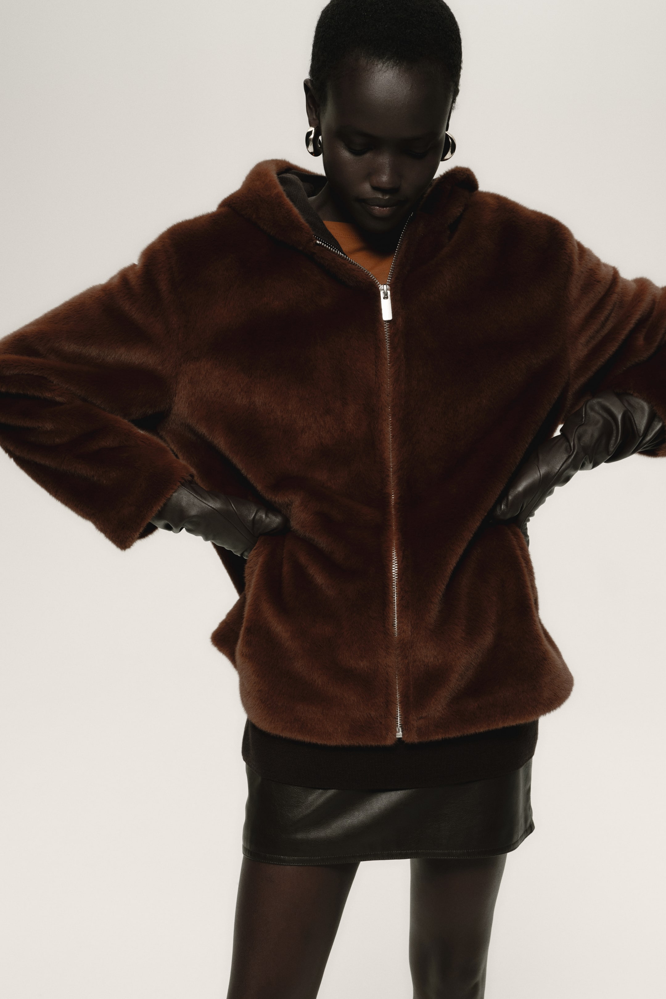 Prikaži veću sliku: Jakna sa kapuljačom - Smeđa - Ladies | H&M RS 3