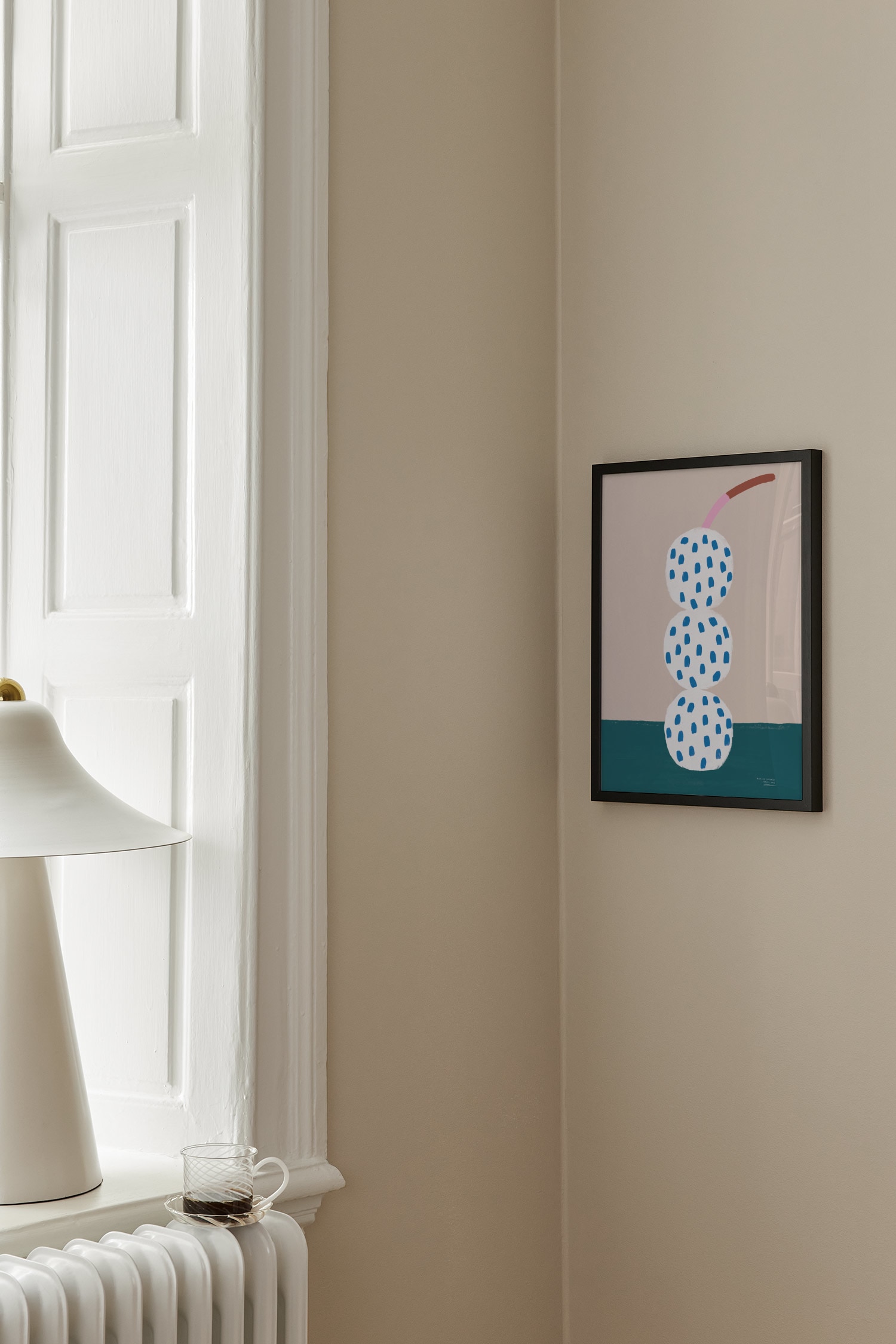 Polka Dot Vase Poster