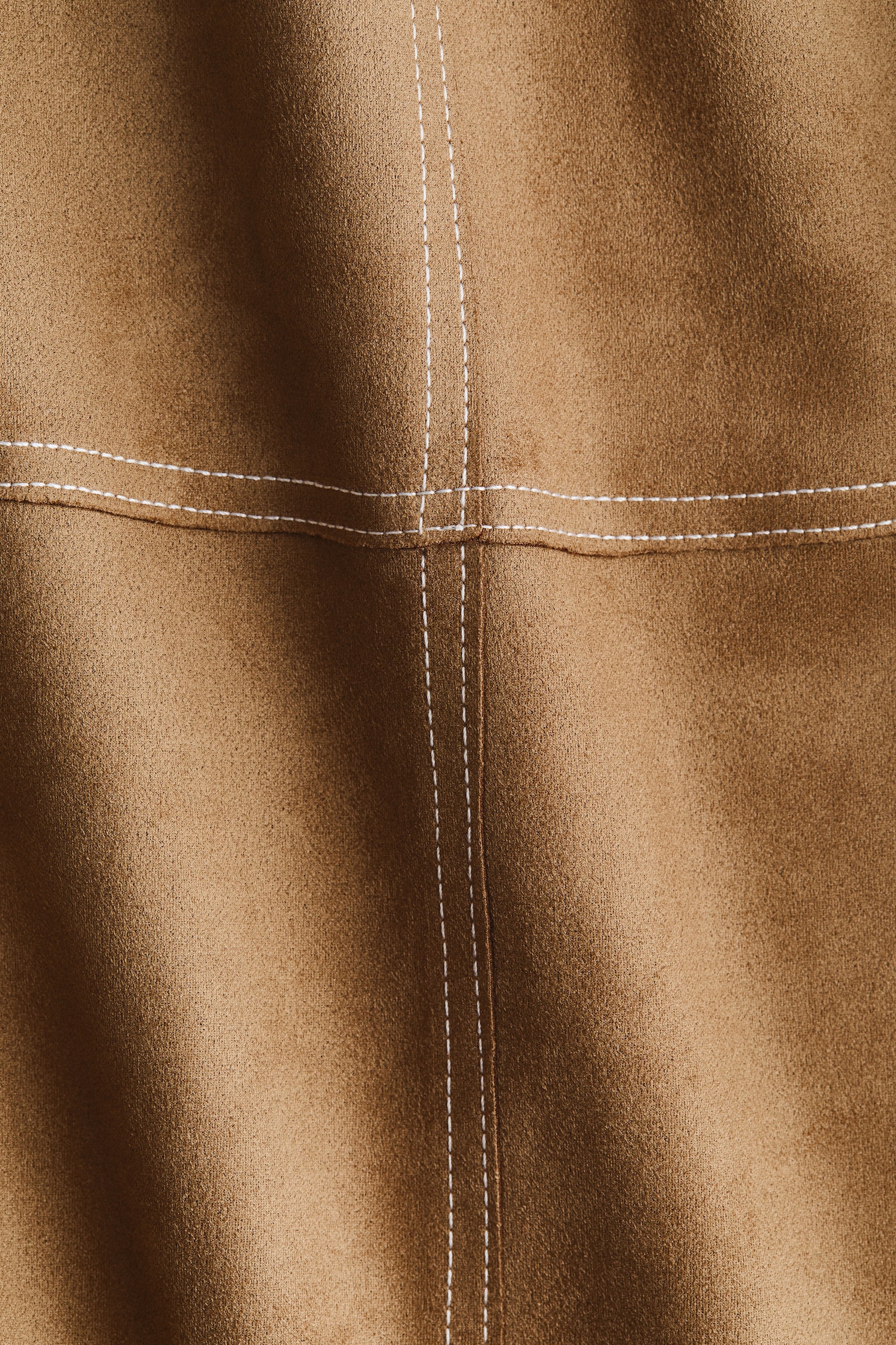 חצאית מידי - בז' כהה - 5