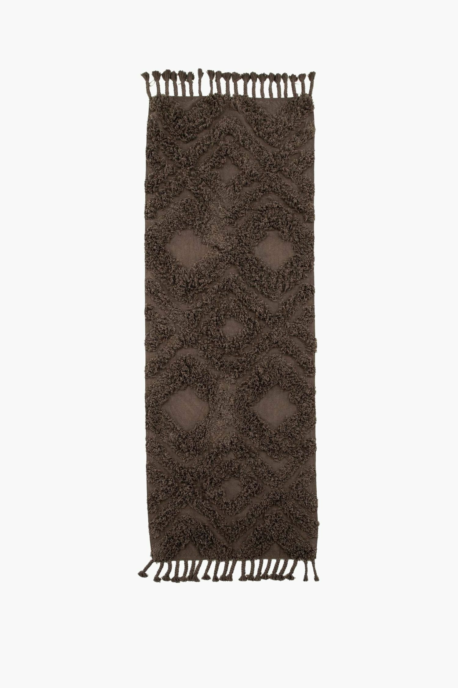 Venture Home - Hilma Matta - Bomull, Brun - size: 70x200