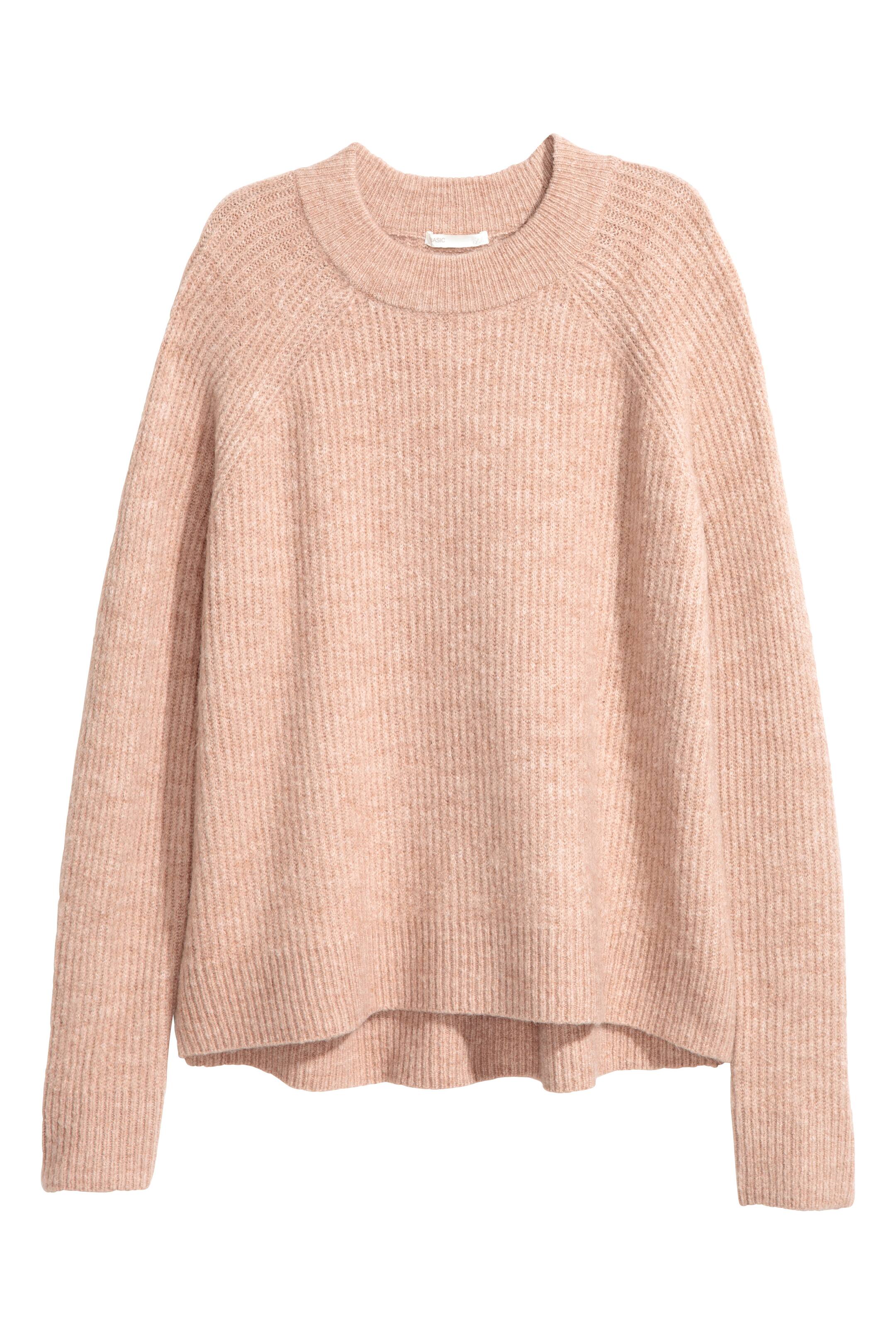 View larger image: Knit Sweater - Powder pink - Ladies | H&M CA 1