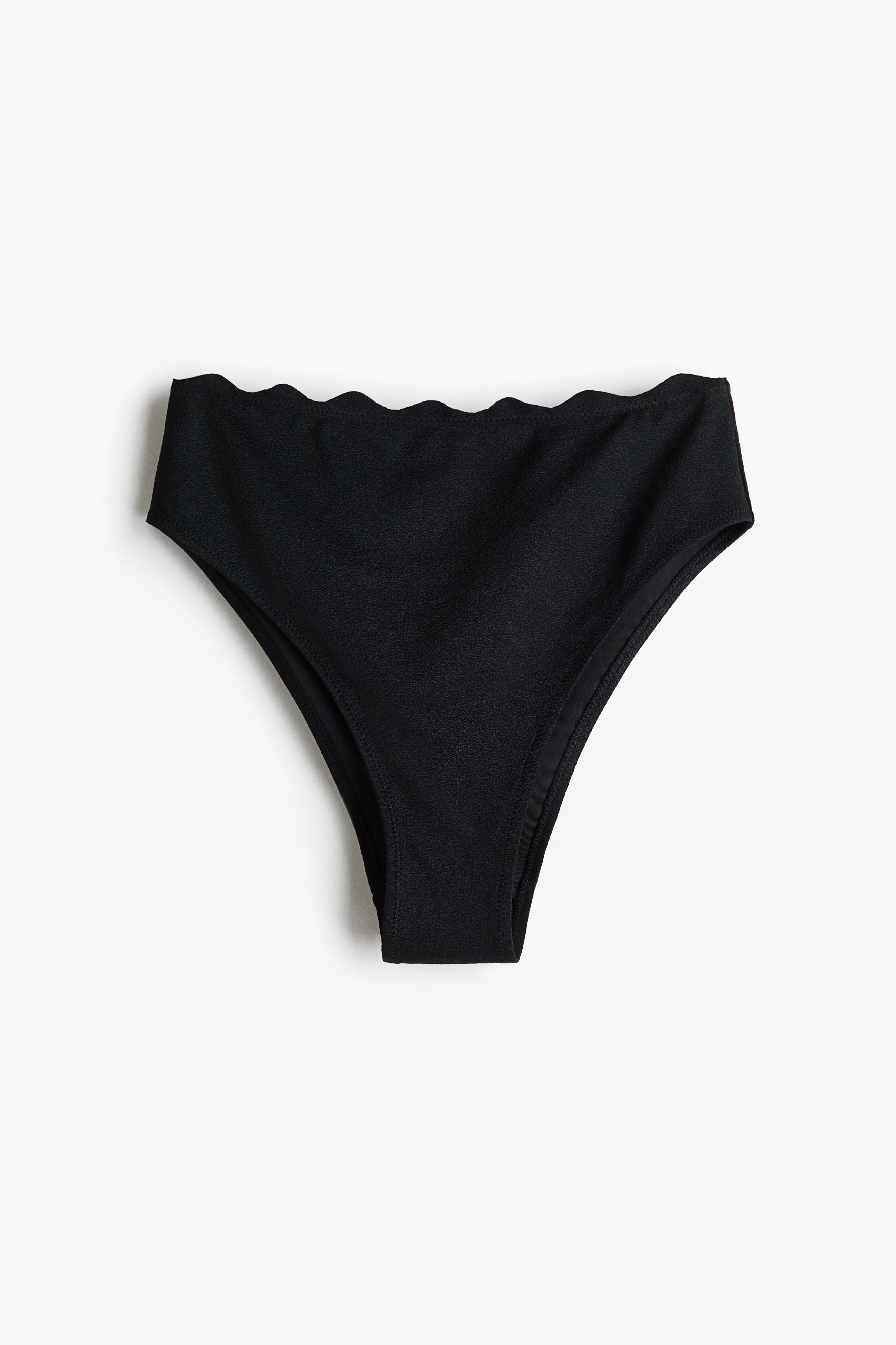 Cheeky Bikinihose High Waist - Schwarz