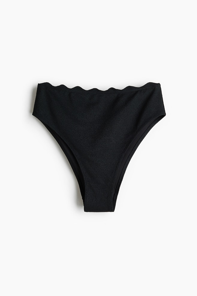 Cheeky Bikinihose High Waist - Schwarz - 1