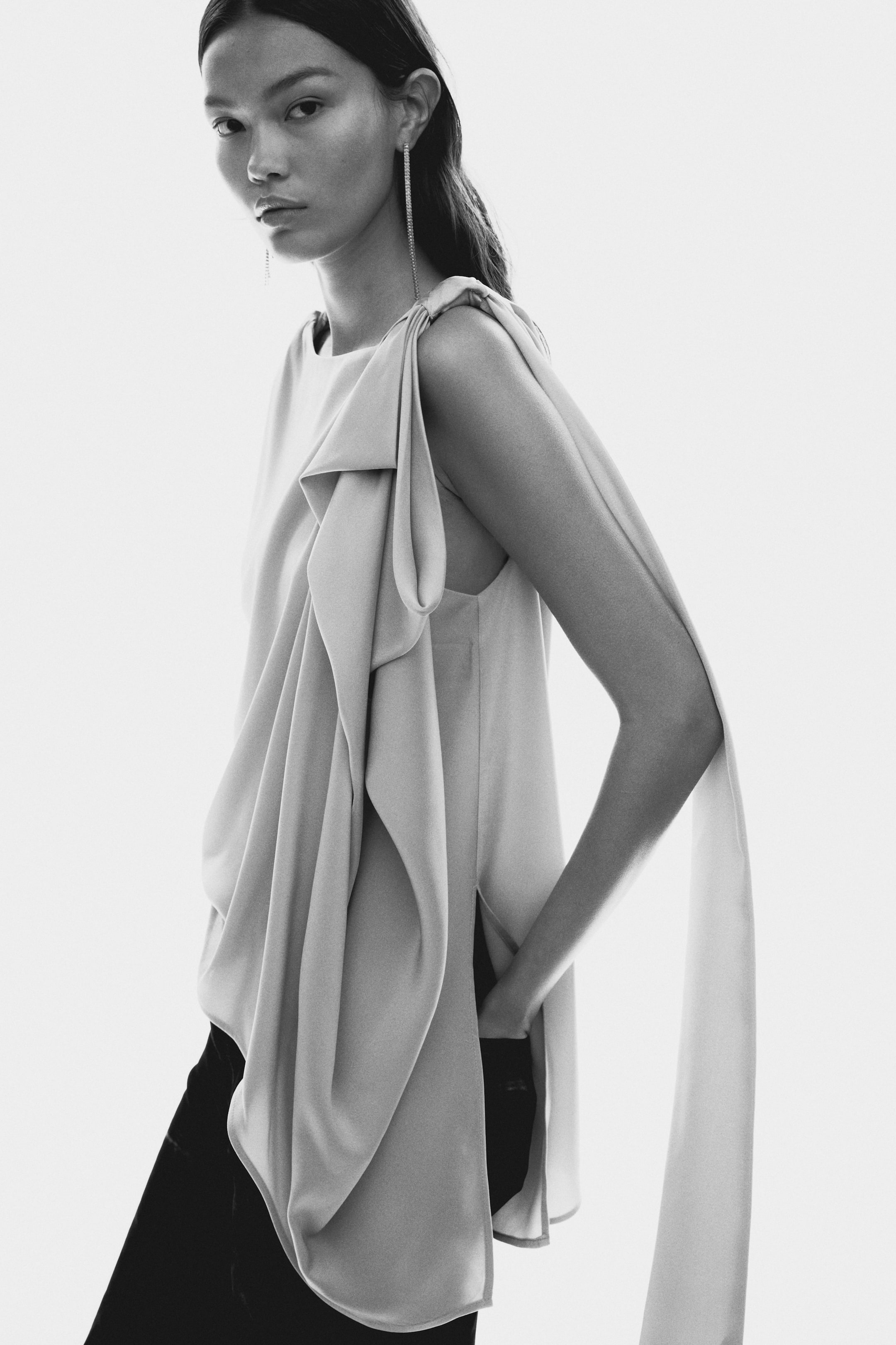 View larger image: Draped top - Dusty pink - Ladies | H&M PH 2