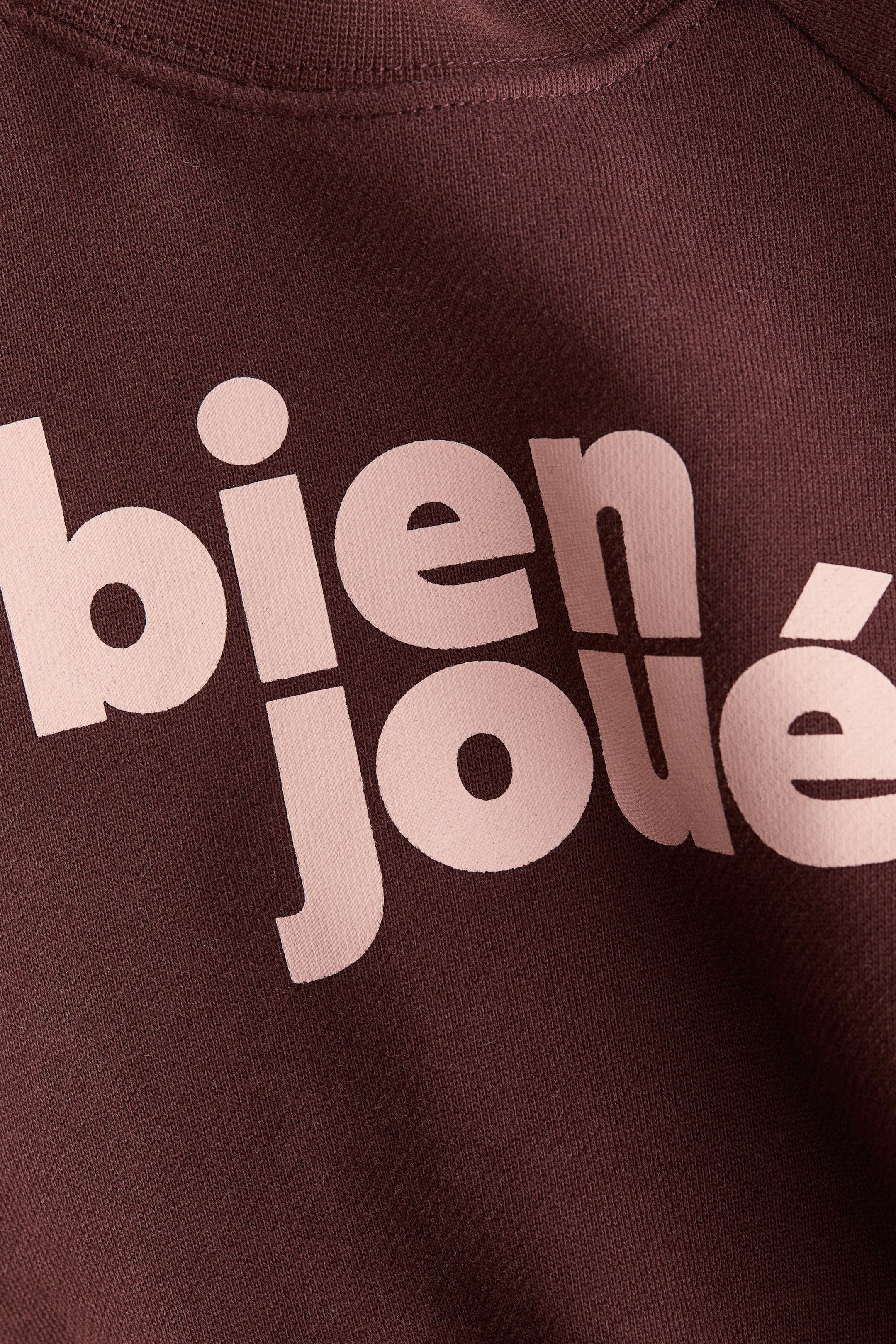 Ver imagem maior: Sweatshirt em algodão com bordado - Castanho/Bien joué - CRIANÇA | H&M PT 5