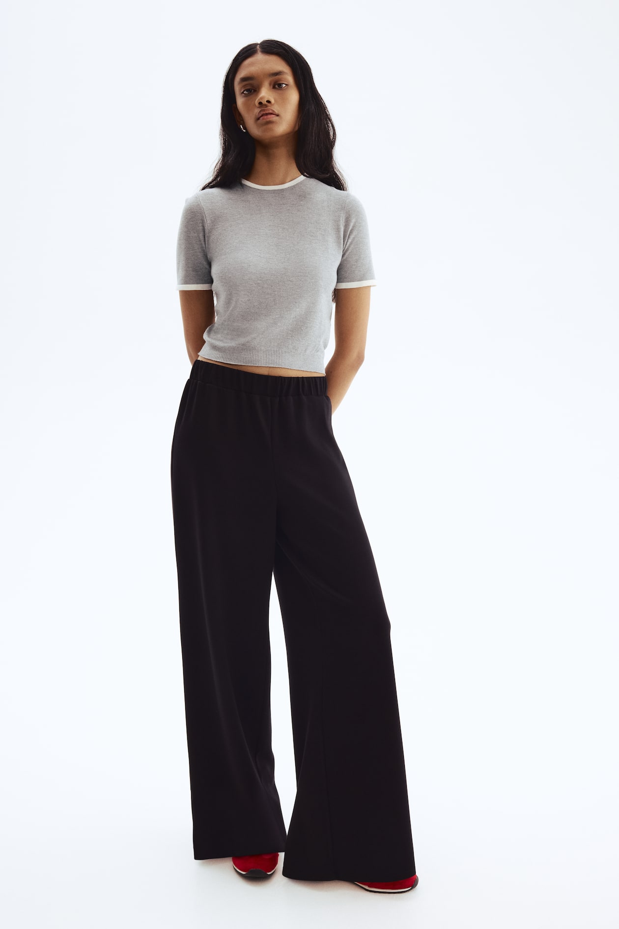 Fine-Knit T-Shirt