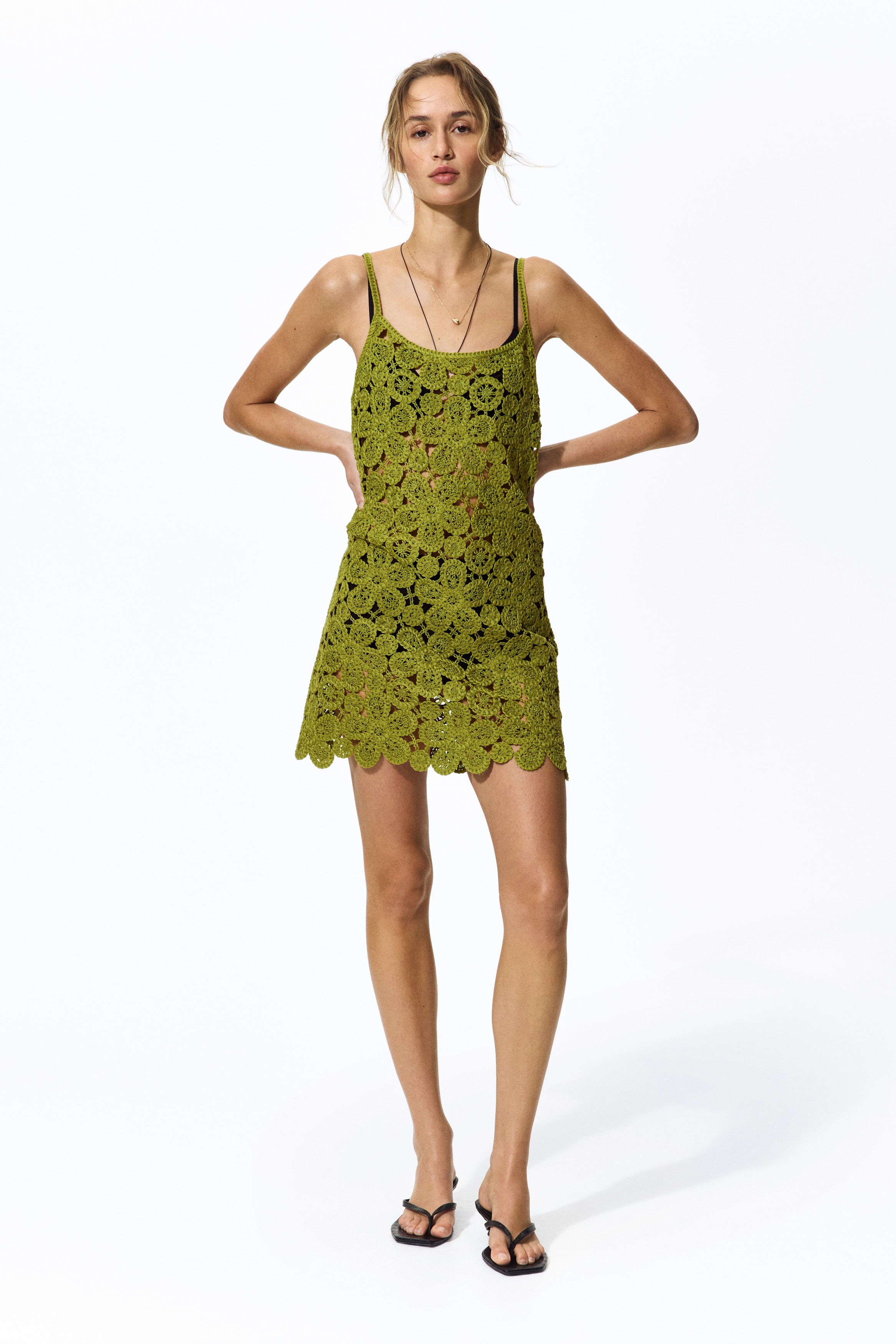 Crochet-Look Mini Dress from H&M - $56.99