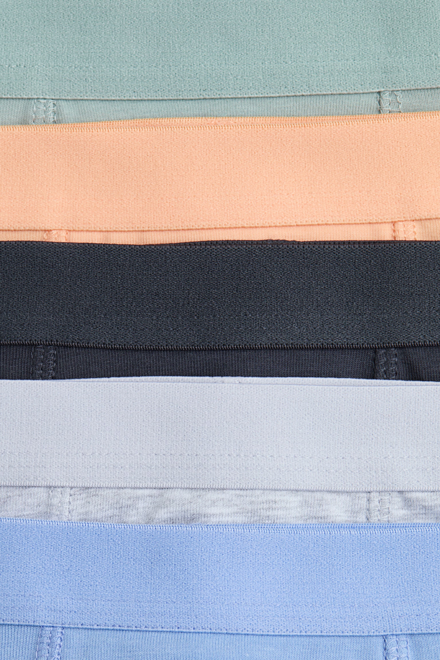 5-pack trunks-Light blue/Dark grey - 3