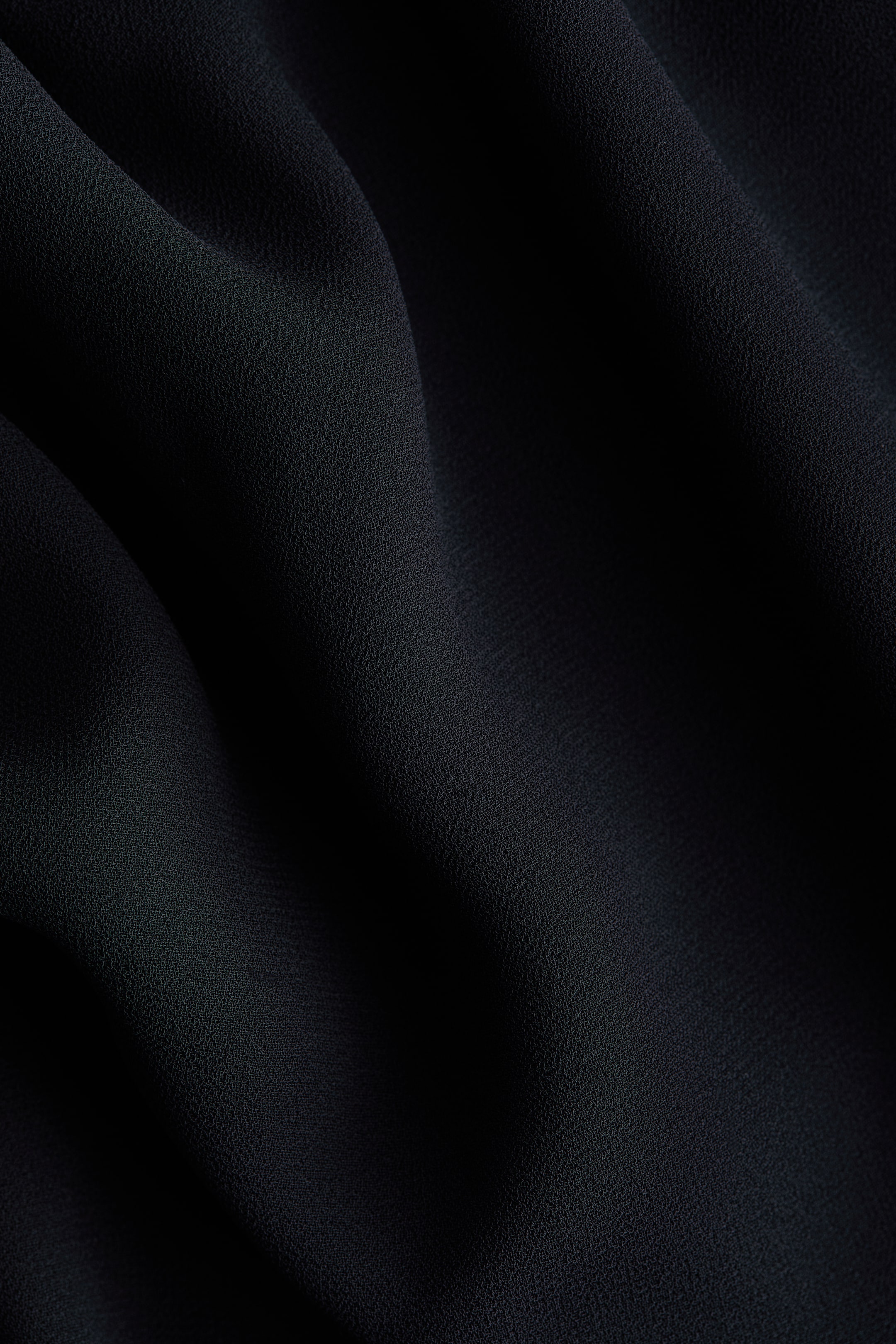 Draped Mock Turtleneck Dress