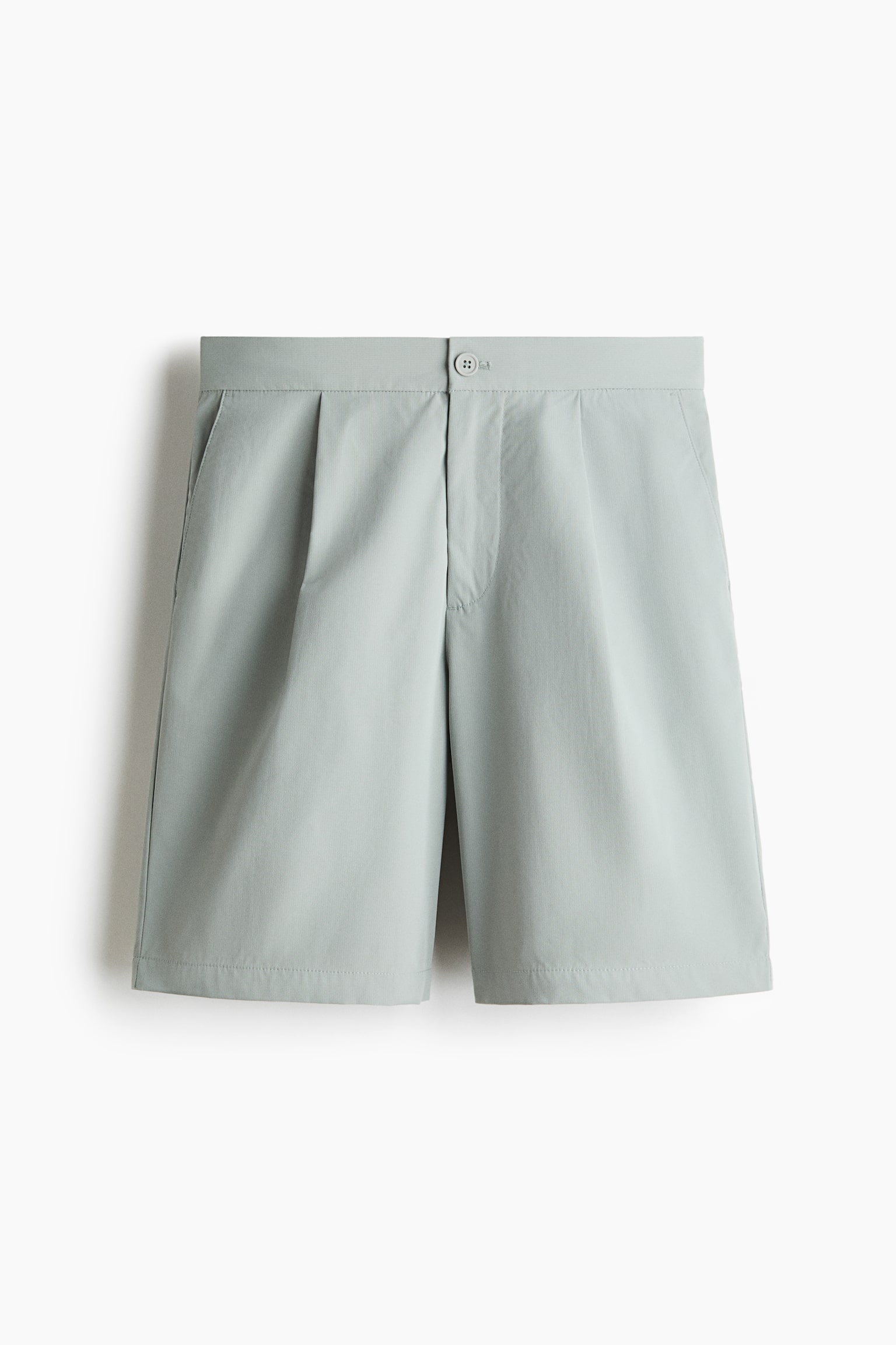 Loose Fit Shorts - Light mint green/Black - 1