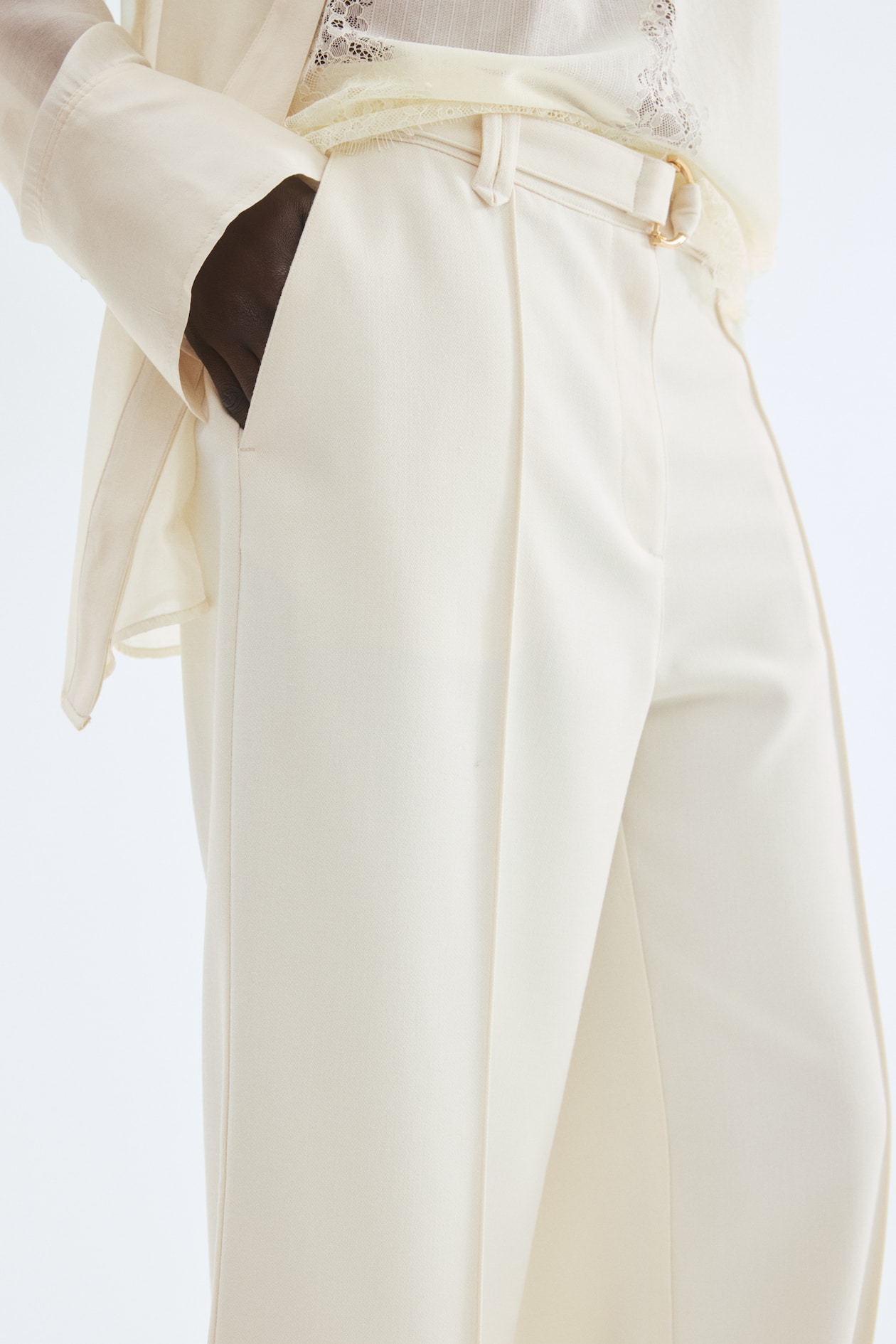 Flared Belted Pants - image 3