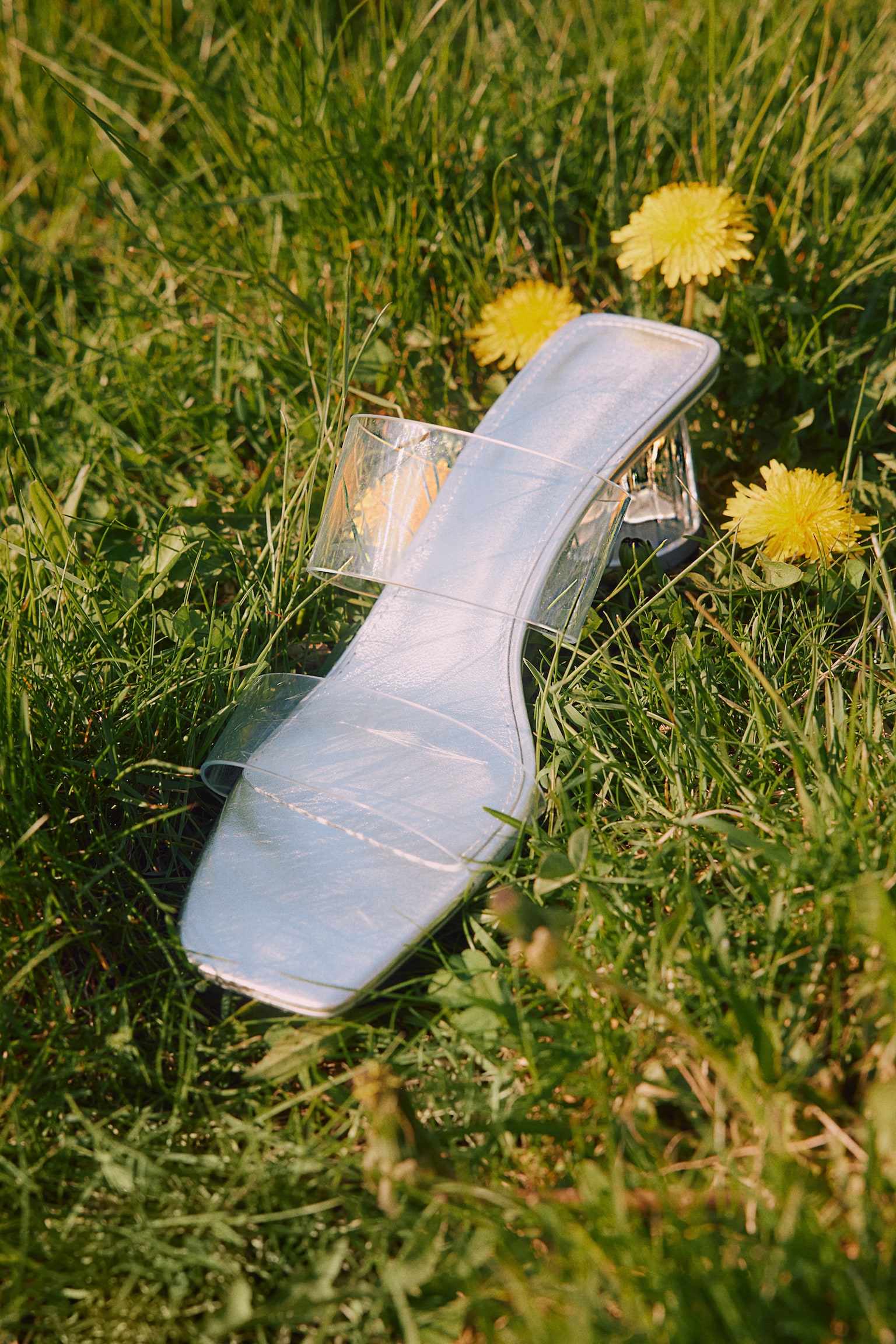 Transparent Mules - Silver colour/Transparent - 1