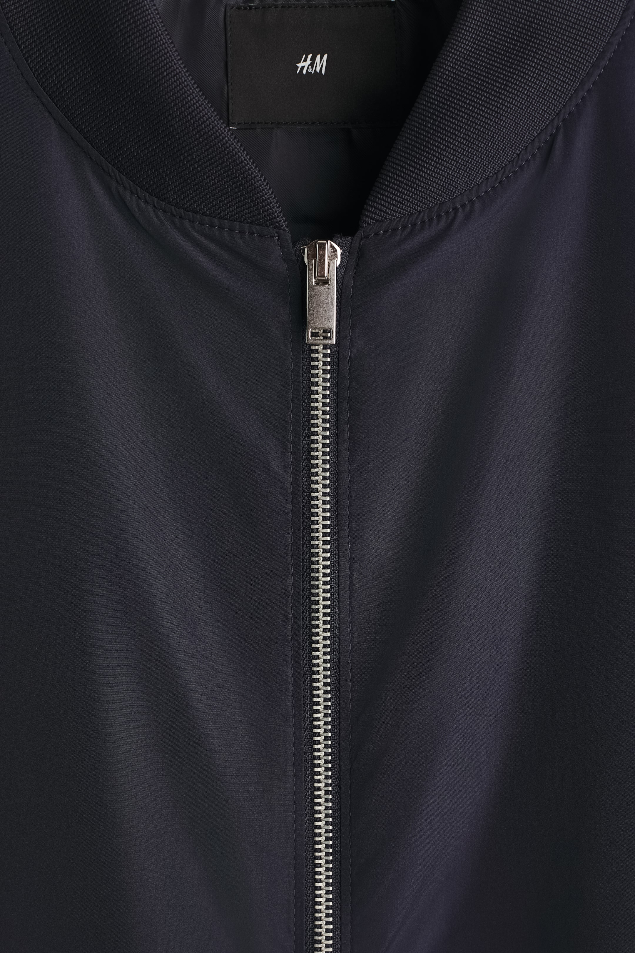 View larger image: Lightweight Bomber Jacket - Dark blue - Men | H&M US 2
