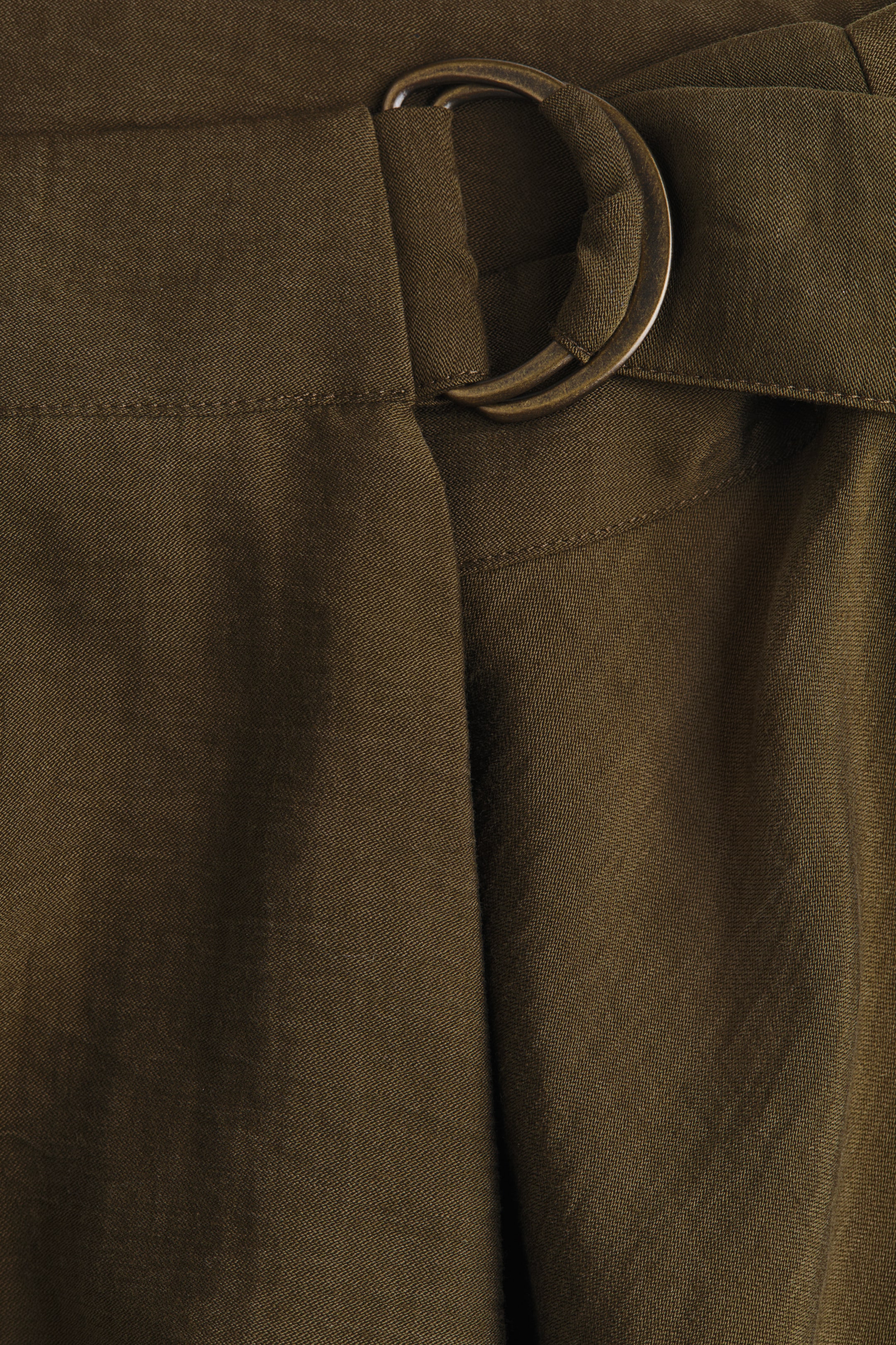 Lyocell-Blend Wrap Skirt