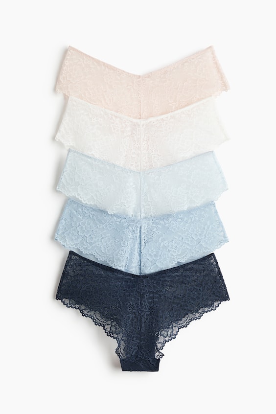 Женские трусы-хипстеры H&M Lace, 5 шт