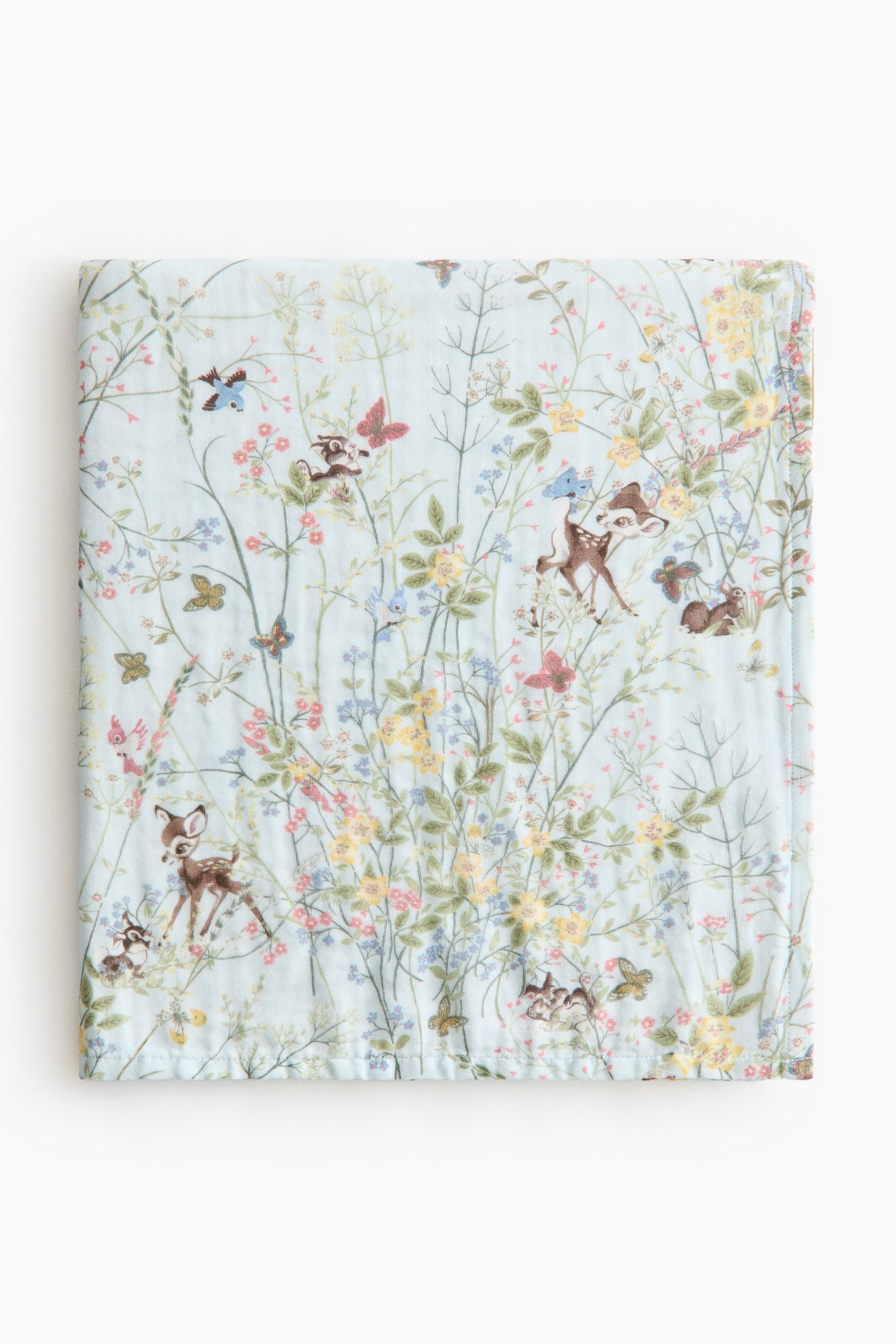 Muslin baby blanket - White/Bambi/White/Bambi - 1