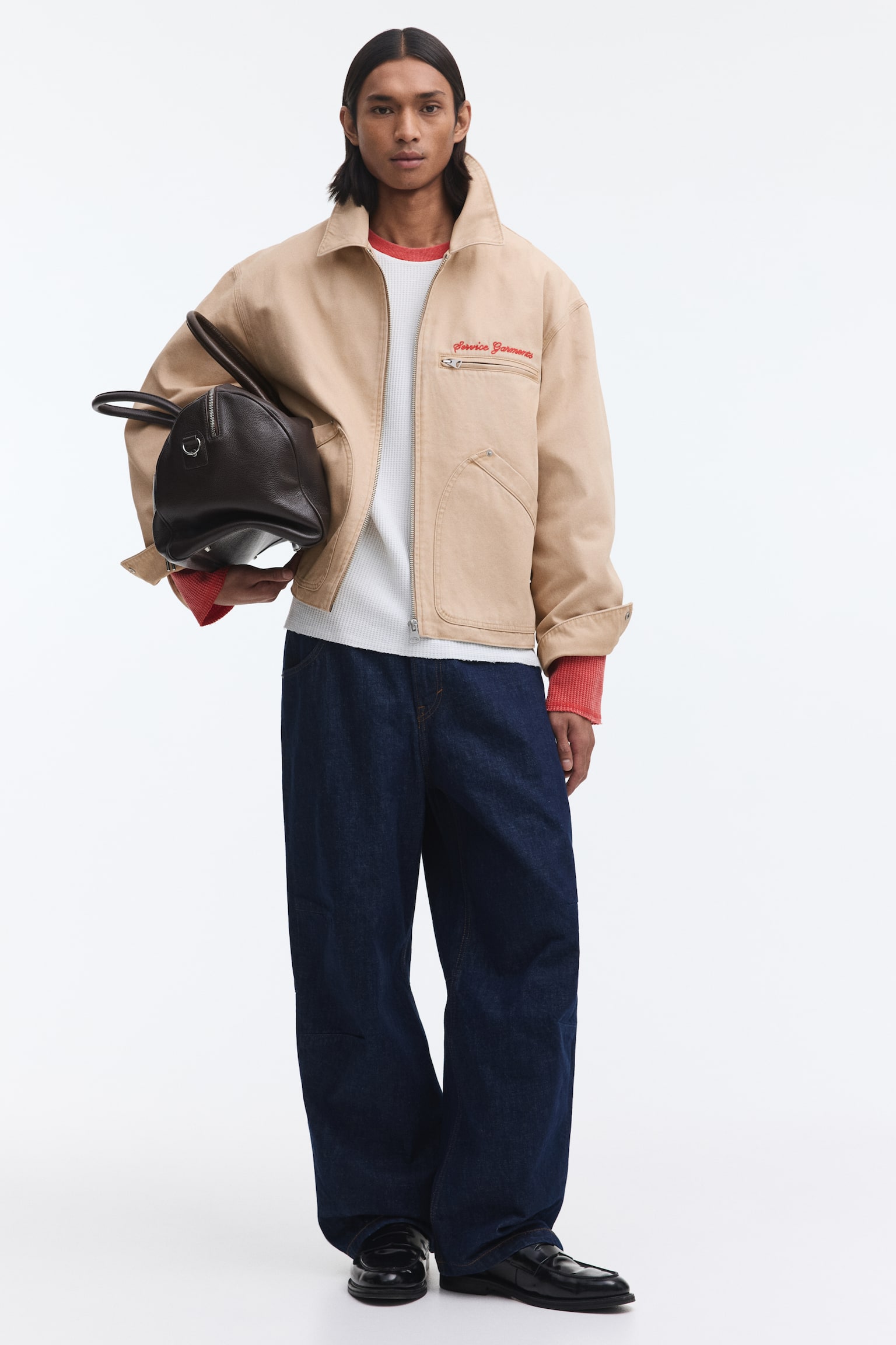 Workwear jacket - Beige/Workwear Essentials/Dark grey - 5