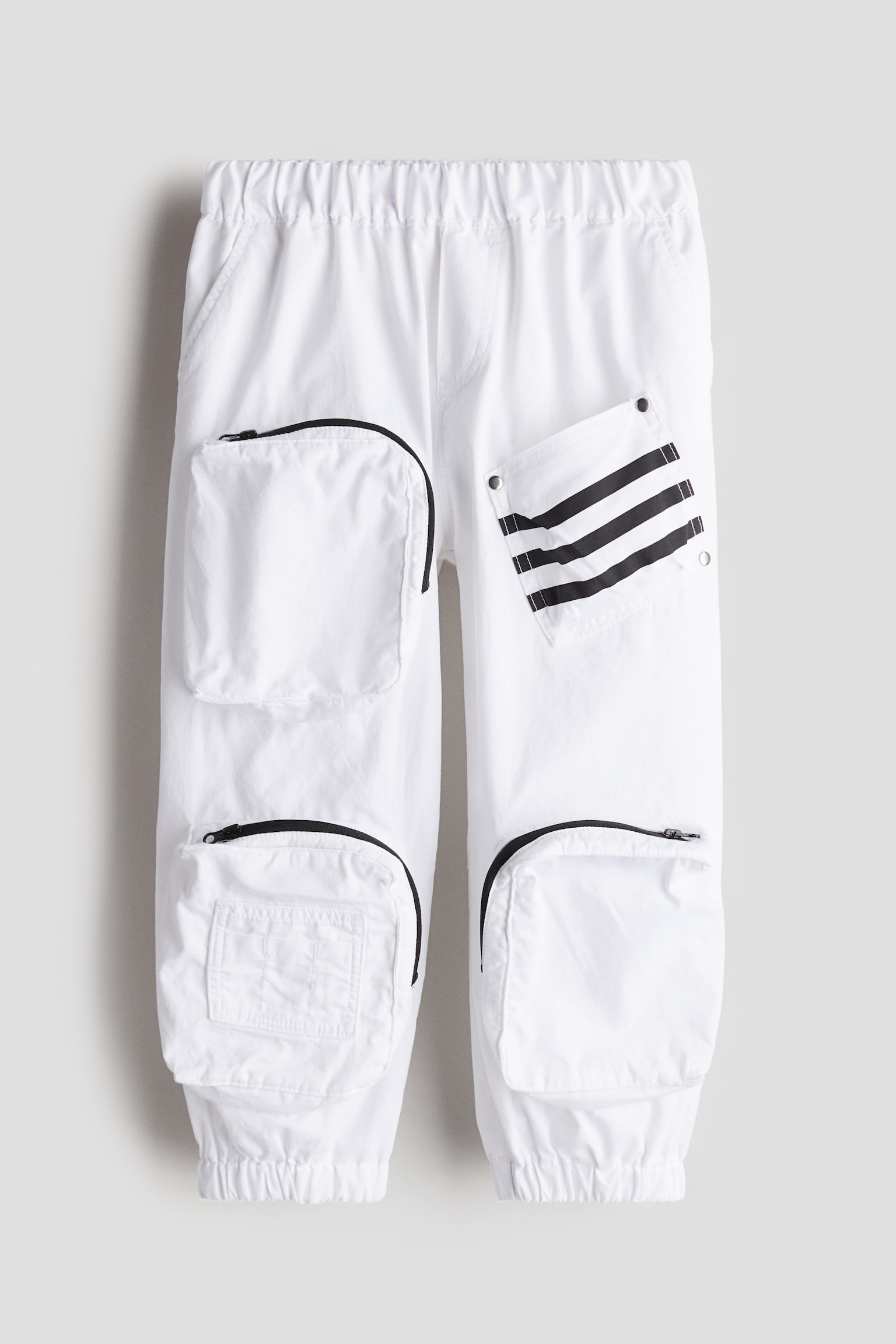 포켓 디테일 팬츠 - 화이트