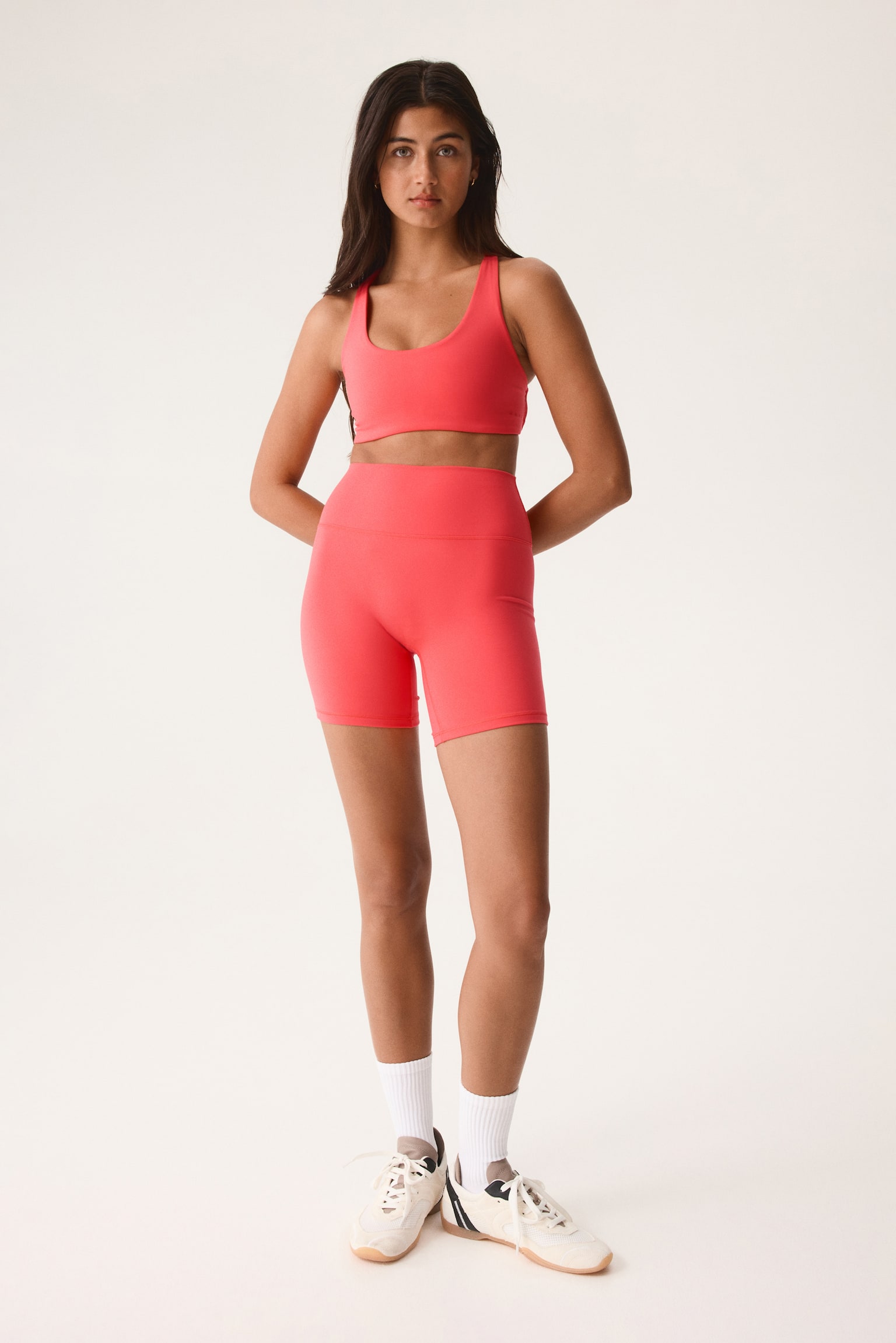 Sports cycling shorts with SoftMove™ - Watermelon/Black/Warm brown/Navy blue/Lilac/Sky blue/Ivory/Candy pink/Choco mocha/Sage green/Dusty violet/Light taupe/Soft pink/Brown - 1