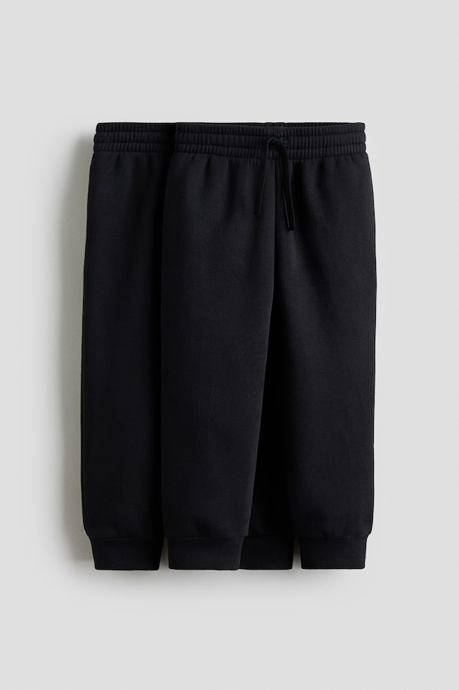2-pack joggers - Black/Navy blue/Light grey marl - 1