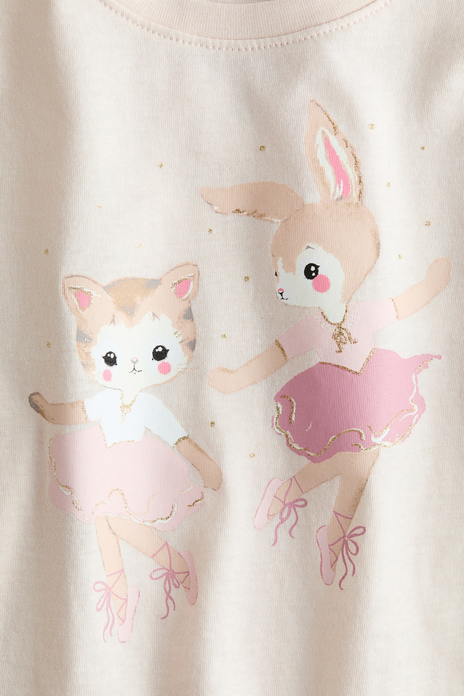 Printed T-shirt - Light beige/Ballerinas/Cream/Rainbow/Light pink/Unicorn/Light green/Ma Chérie/Light blue/Paris/Light pink/Cherries - 2