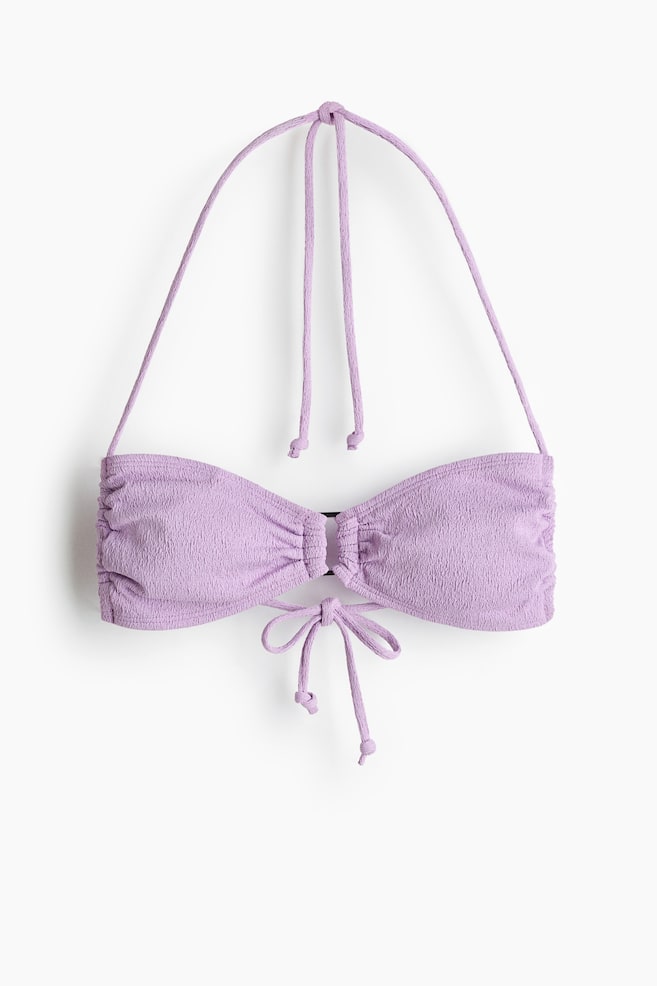 Haut de maillot paddé - Violet clair/Rose corail foncé/rayé/Rouge foncé - 1