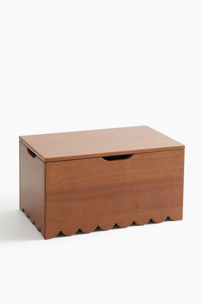 Wooden storage bench - Brown - 1