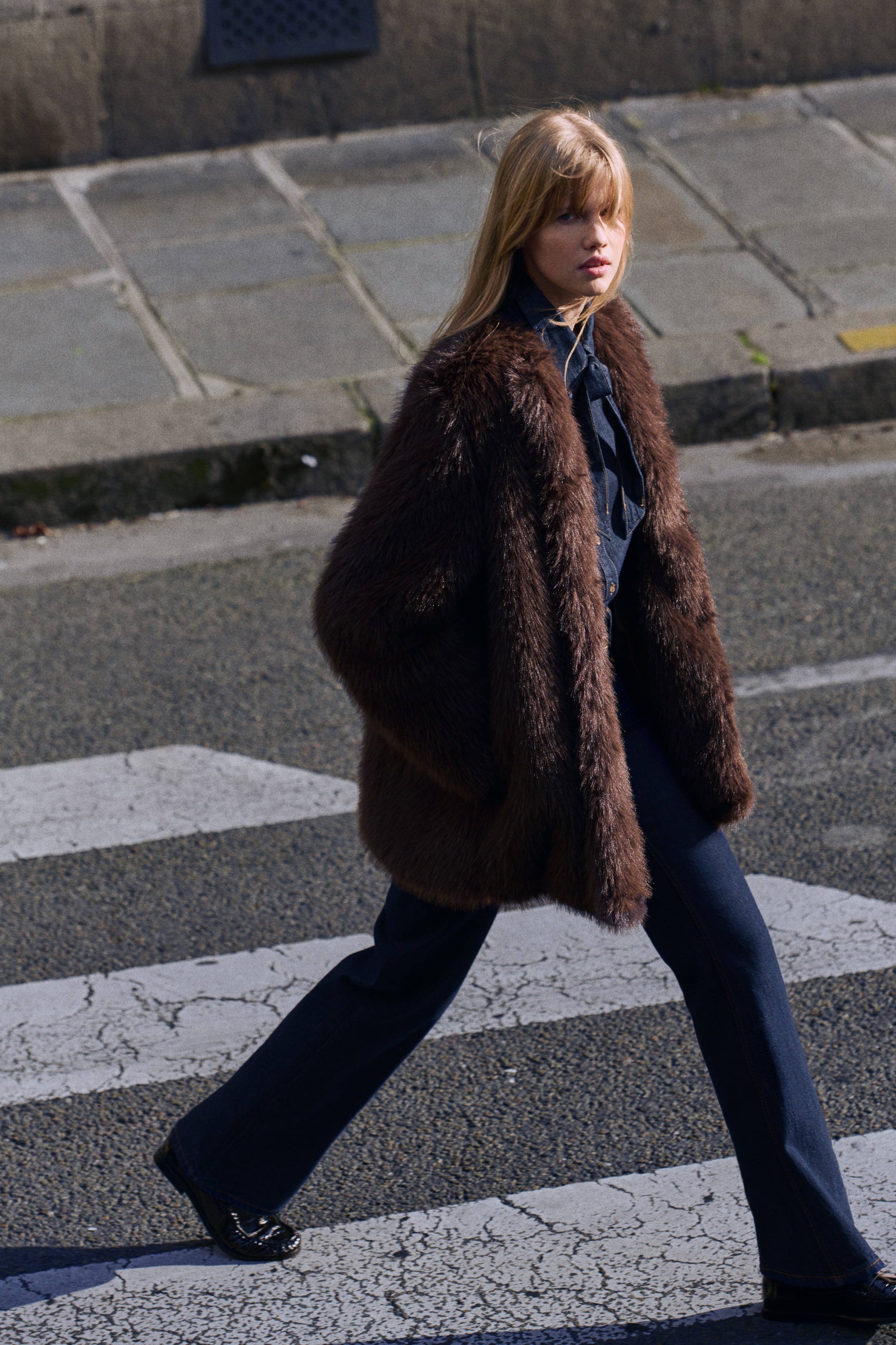 Fluffy coat