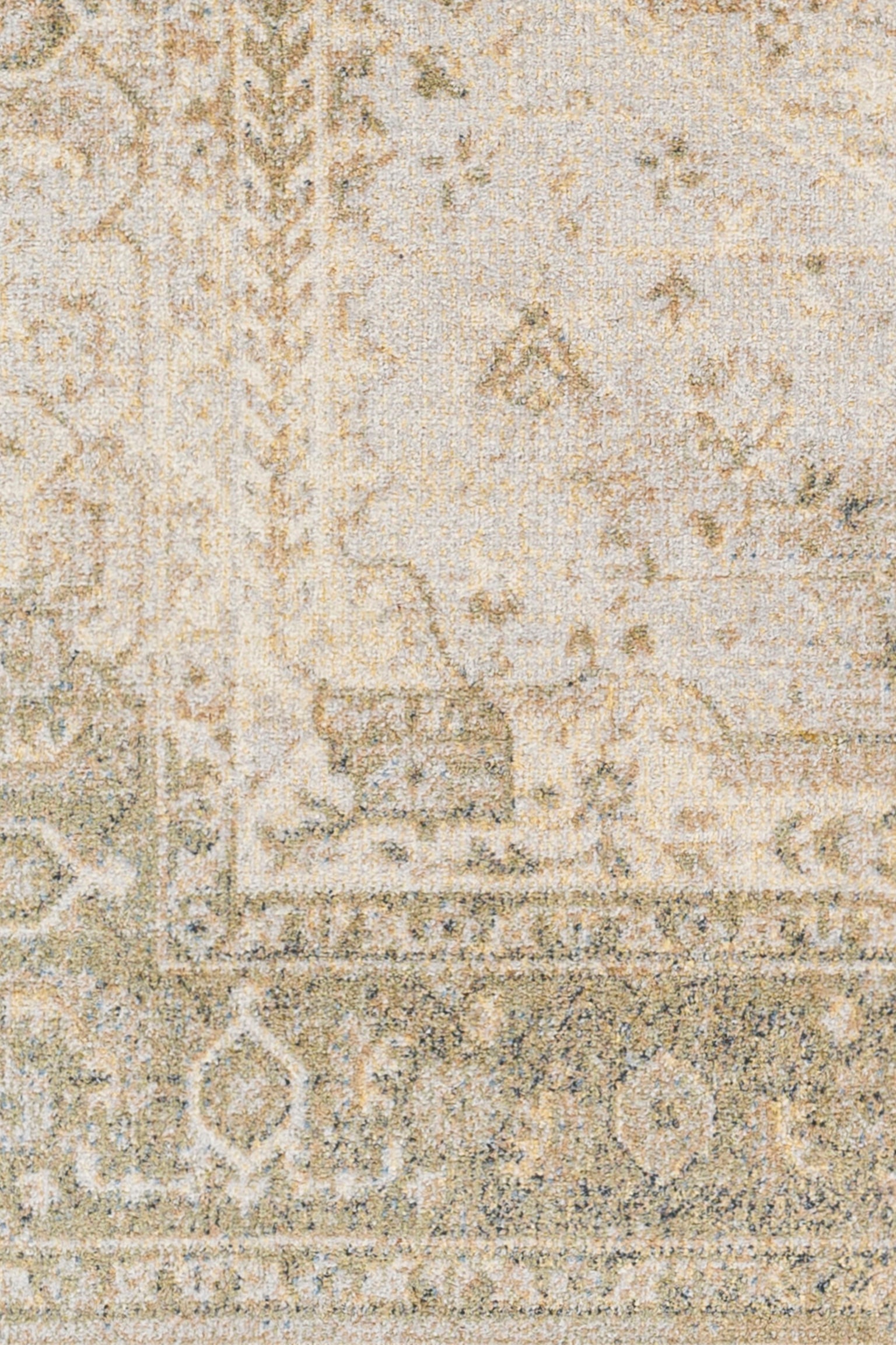 Lillian Washable Traditional Vintage Boho Rug-Brown - 3