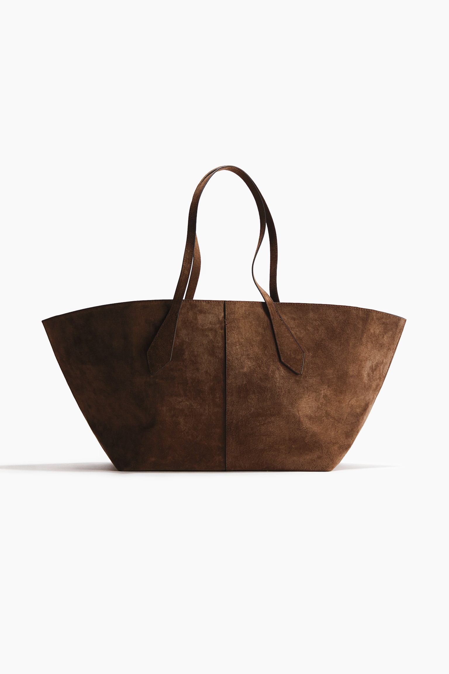 Suede shopper - Brown - 2