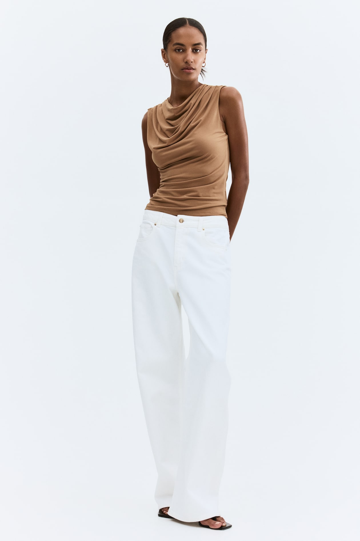 Cowl-Neck Top - image 2
