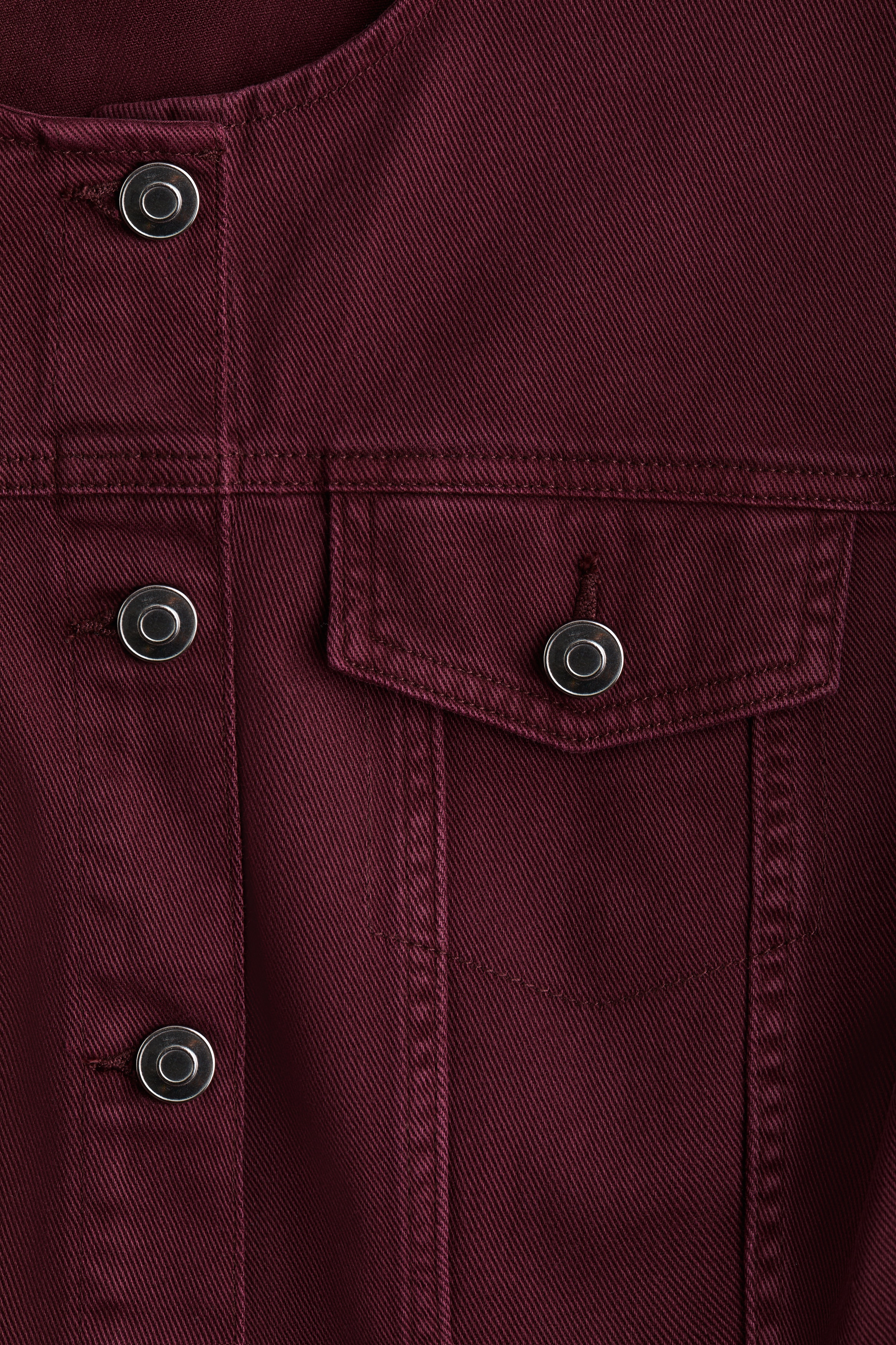 Waisted twill shirt