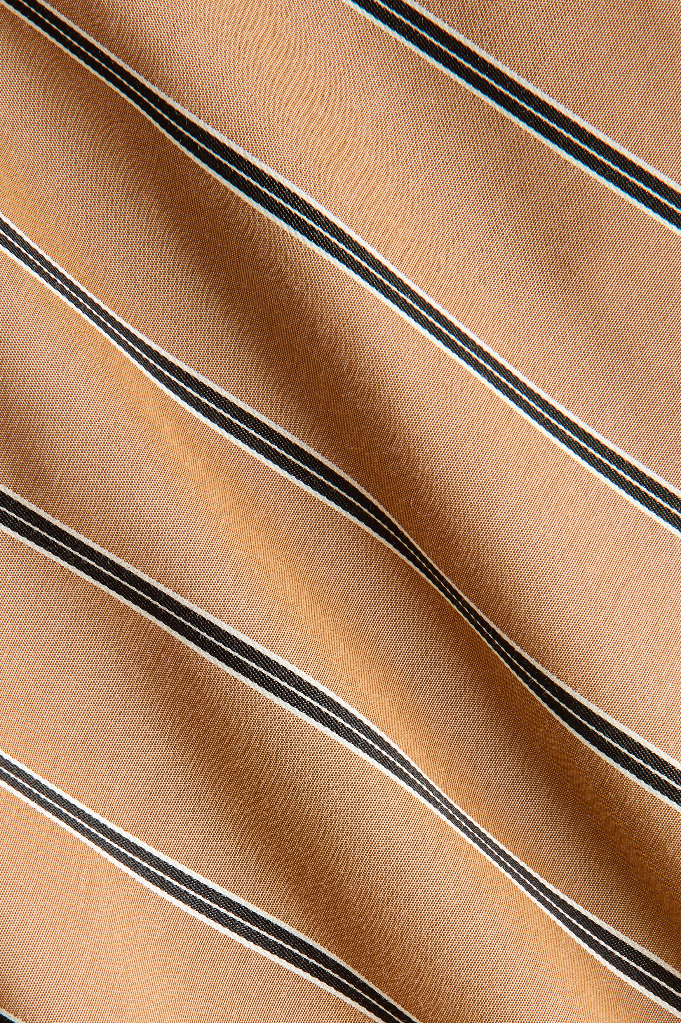 Women's Dark beige/striped Asymmetric Strappy Top | H&M CA