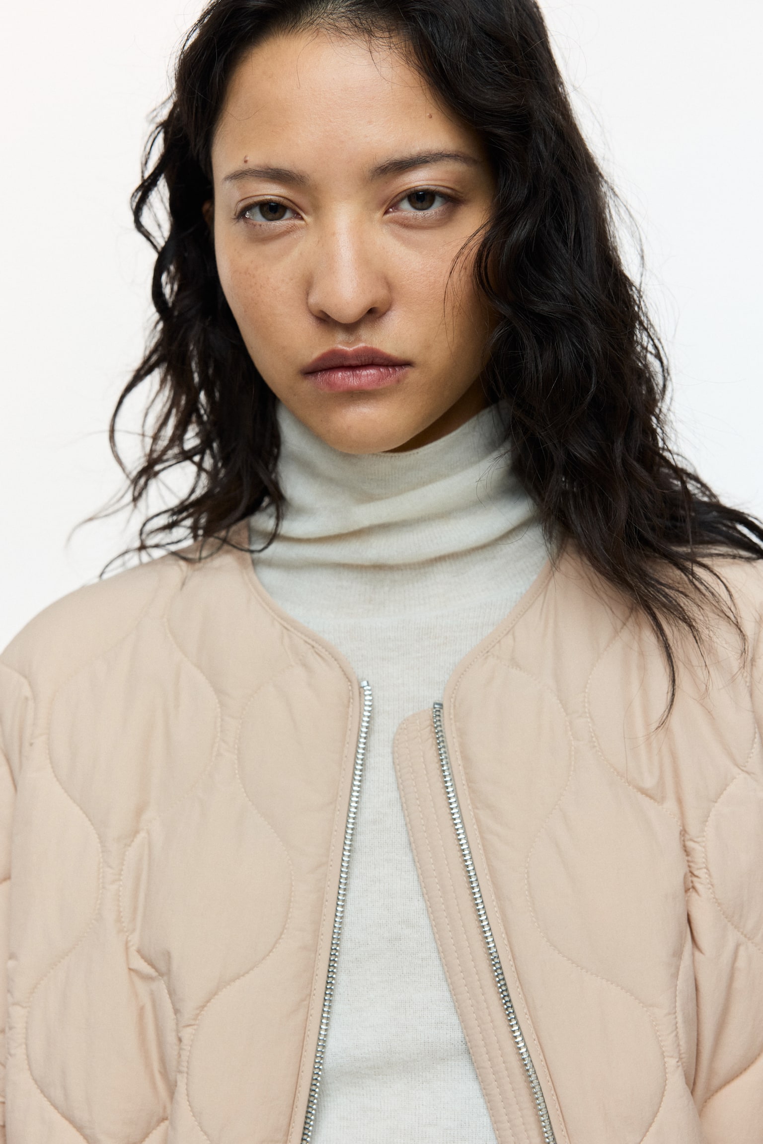 Jachetă matlasată cu THERMOLITE® - Bej-deschis/Taupe/Roz-prăfuit deschis - 5